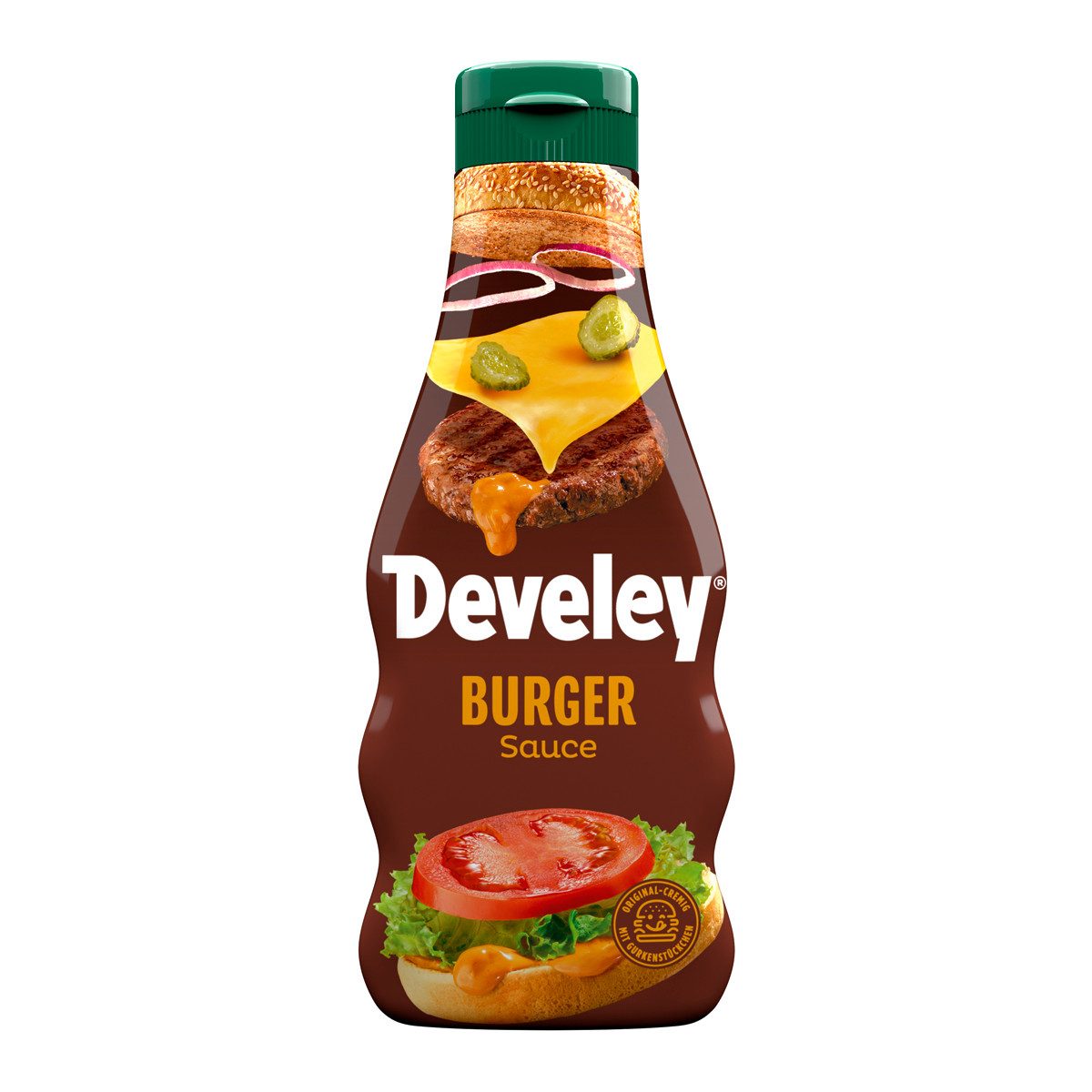 Develey Saucen, Develey Burger Sauce wuerzig fein abgestimmt zum Verfeinern 250ml