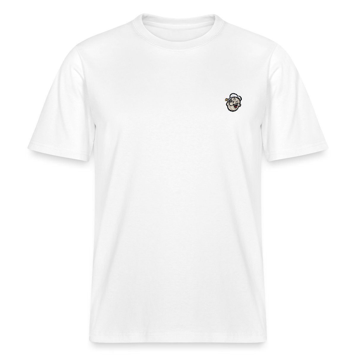 T-Shirt Popeye Als Stickmotiv Relaxed Fit Unisex T-Shirt