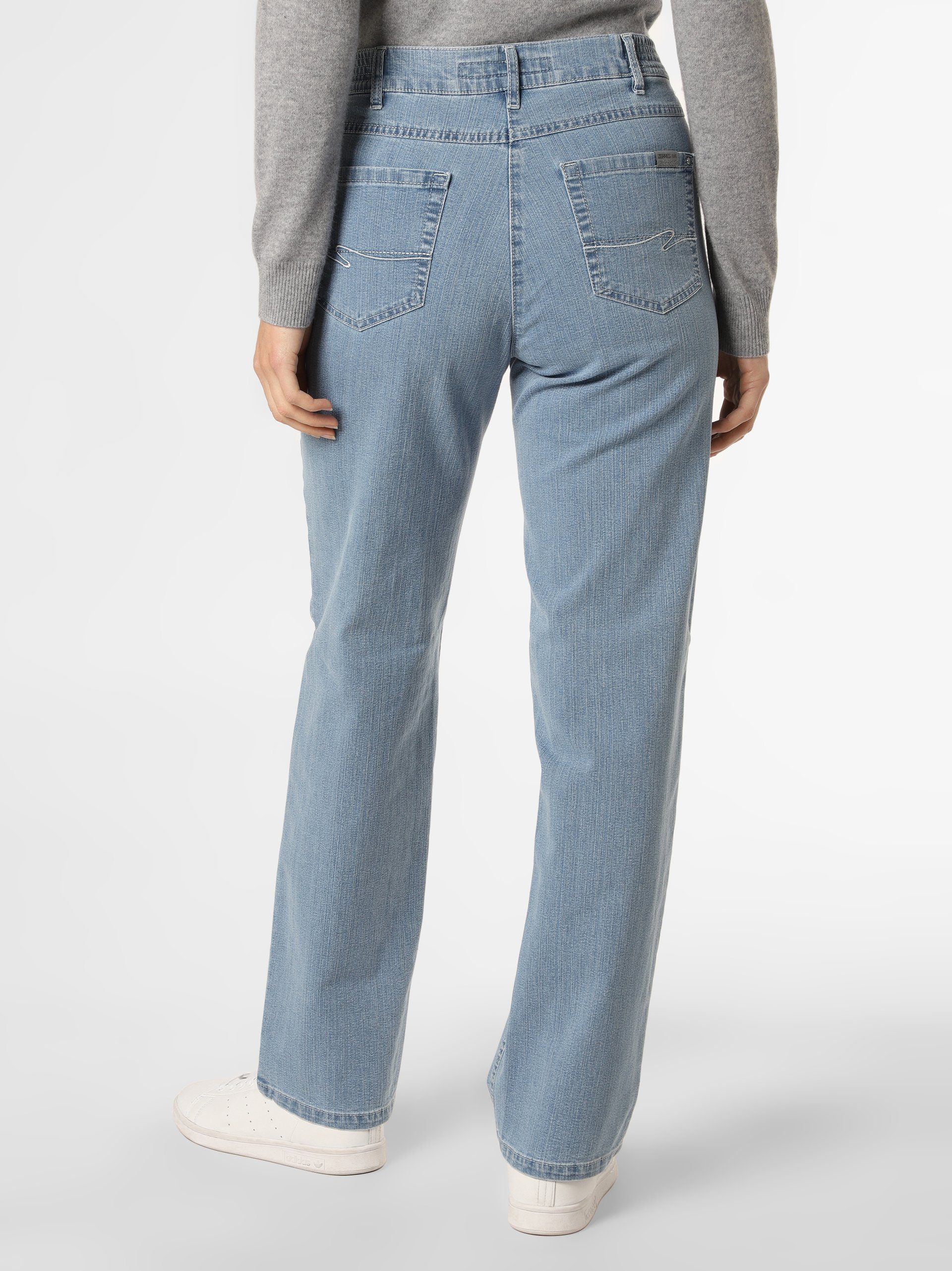 Greta light Zerres Straight-Jeans stone