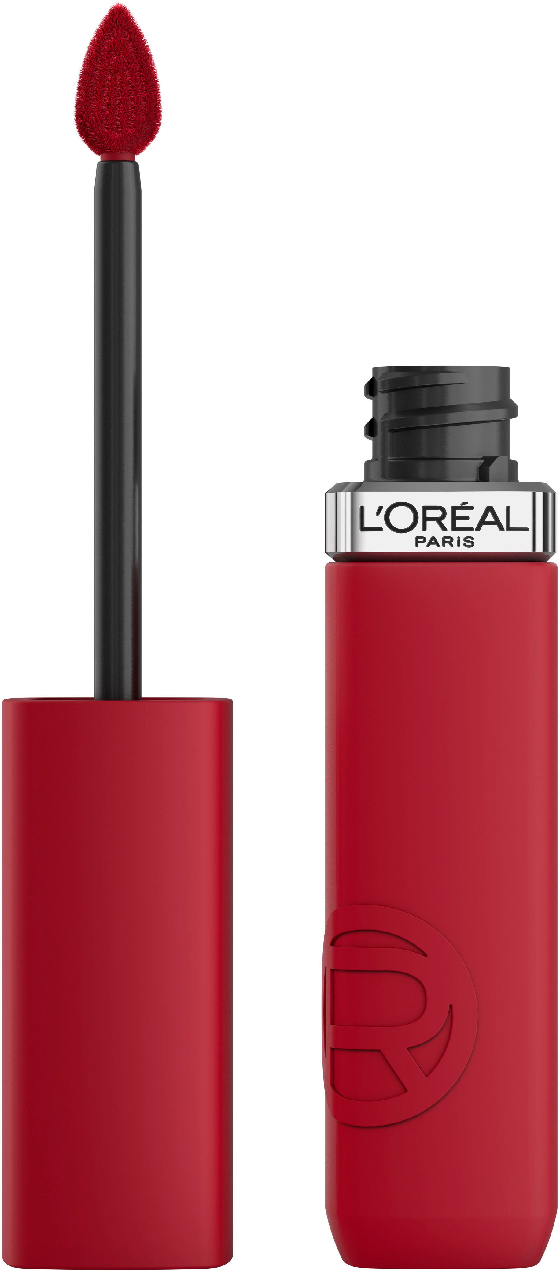 L'ORÉAL PARIS Lippenstift INFAILLIBLE MATTE RESISTANCE 16H, für einen ausdrucksstarken Look, langanhaltende Formel