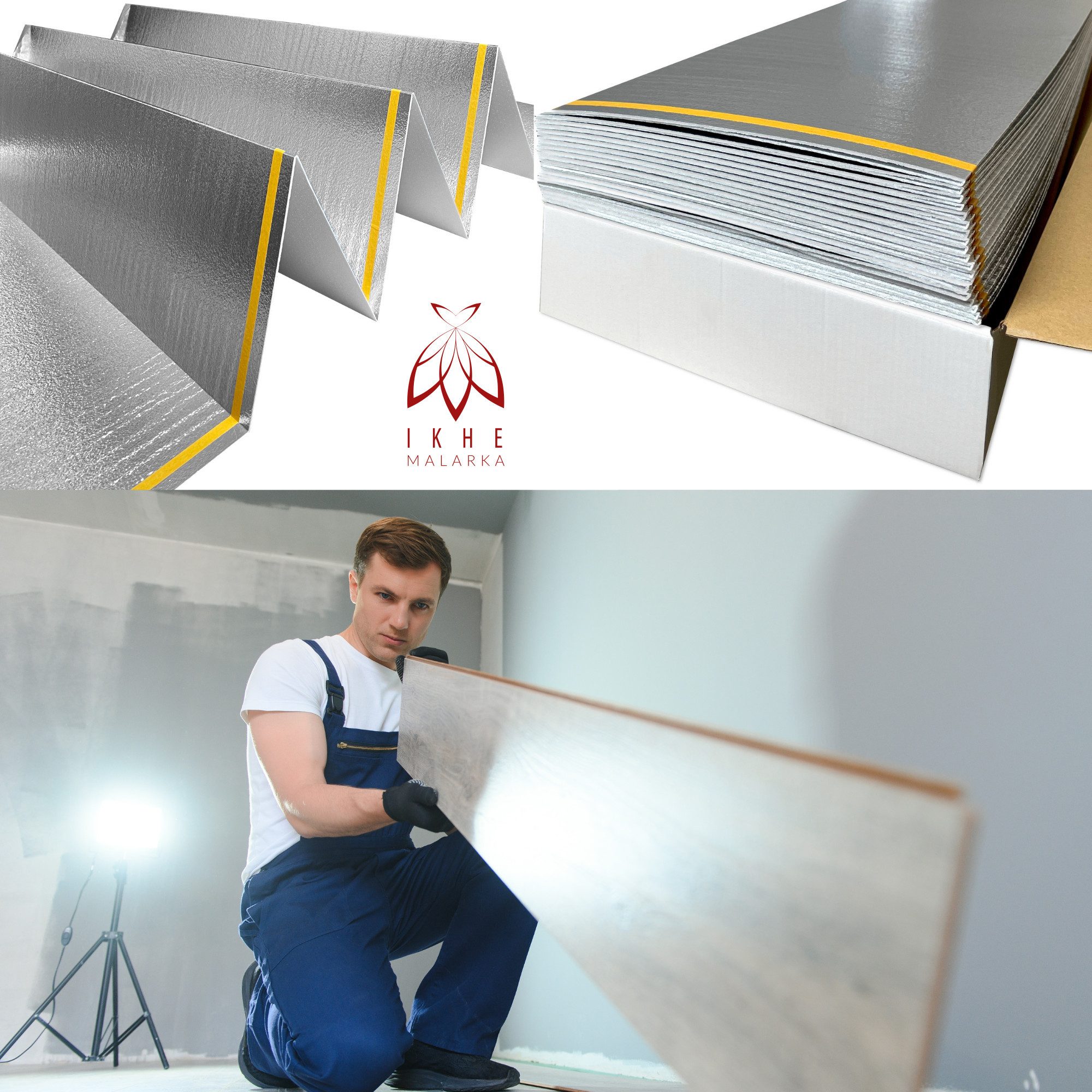 IKHEMalarka Dämmunterlage Klick Vinylboden LVT 1,5 günstig online kaufen