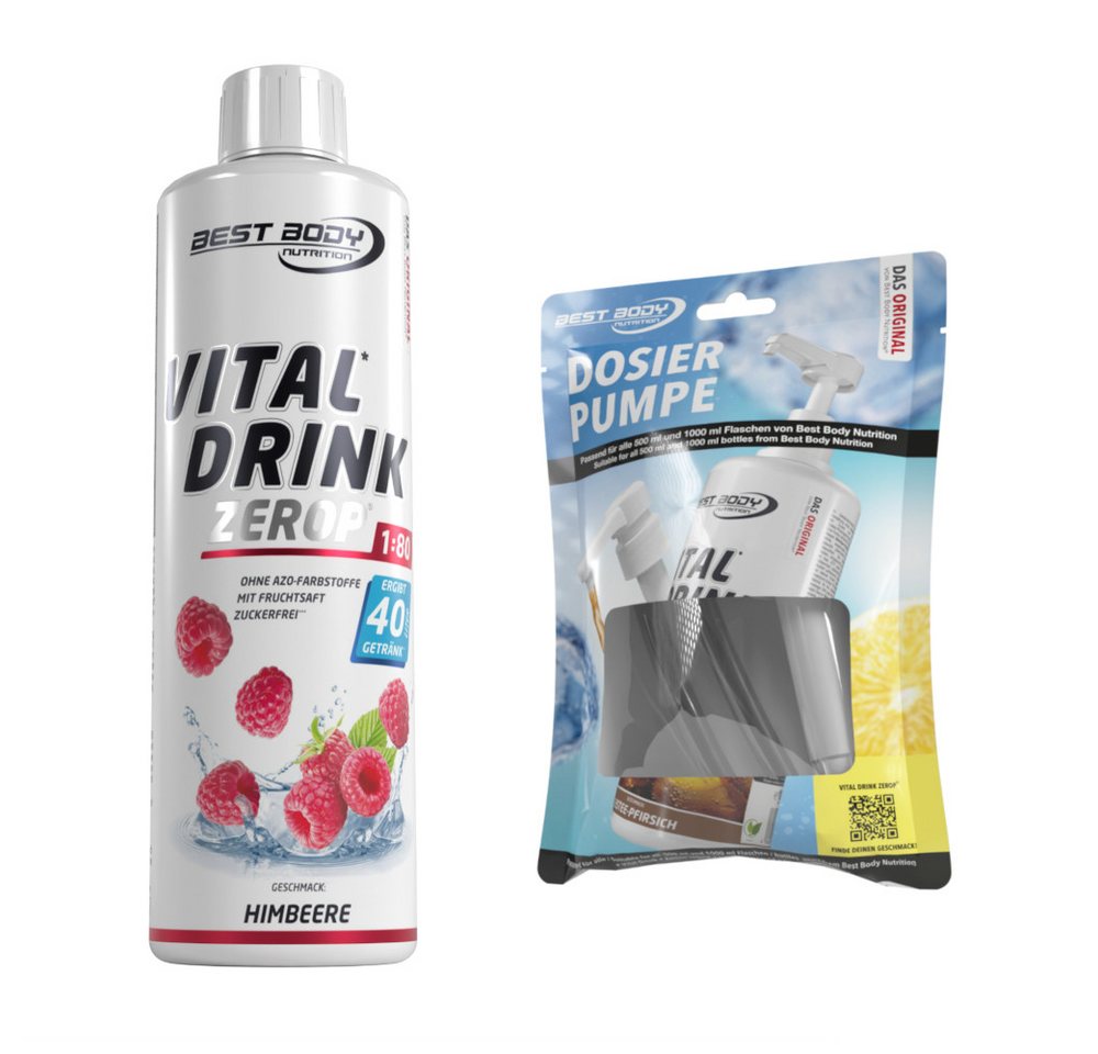 Best Body Nutrition 0,5 L Vital Drink Zerop Bundle Flüssigkeit, Getränk