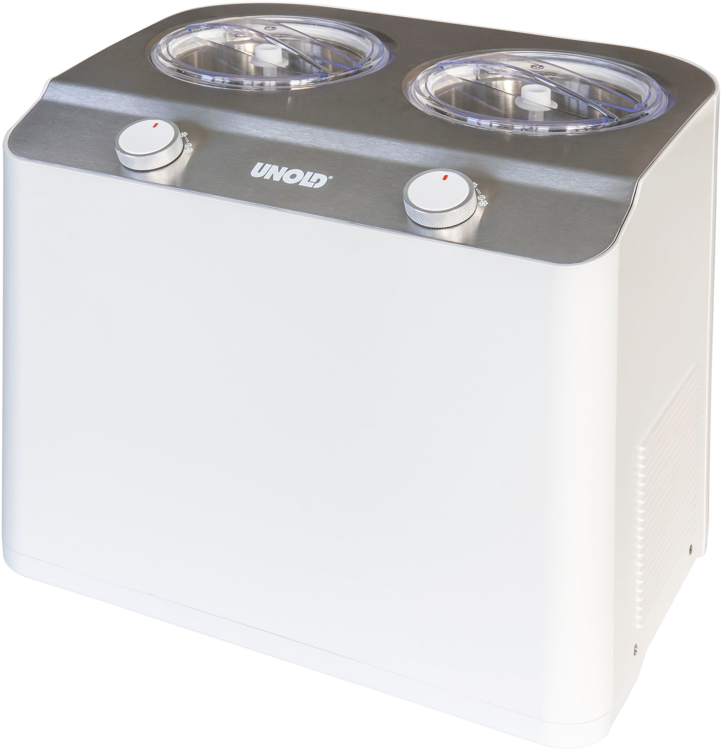 Unold Eismaschine Doppio bianco 48830, 2,4 l, 250 W, Speiseeismaschine