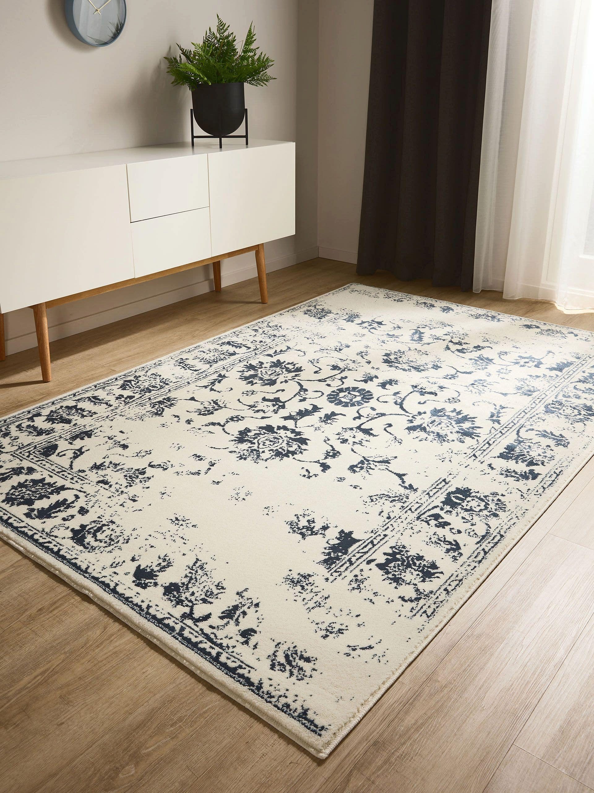 benuta Teppich Suki, rechteckig, Höhe: 6 mm, Kunstfaser, Berber, Ethno-Style, Wohnzimmer
