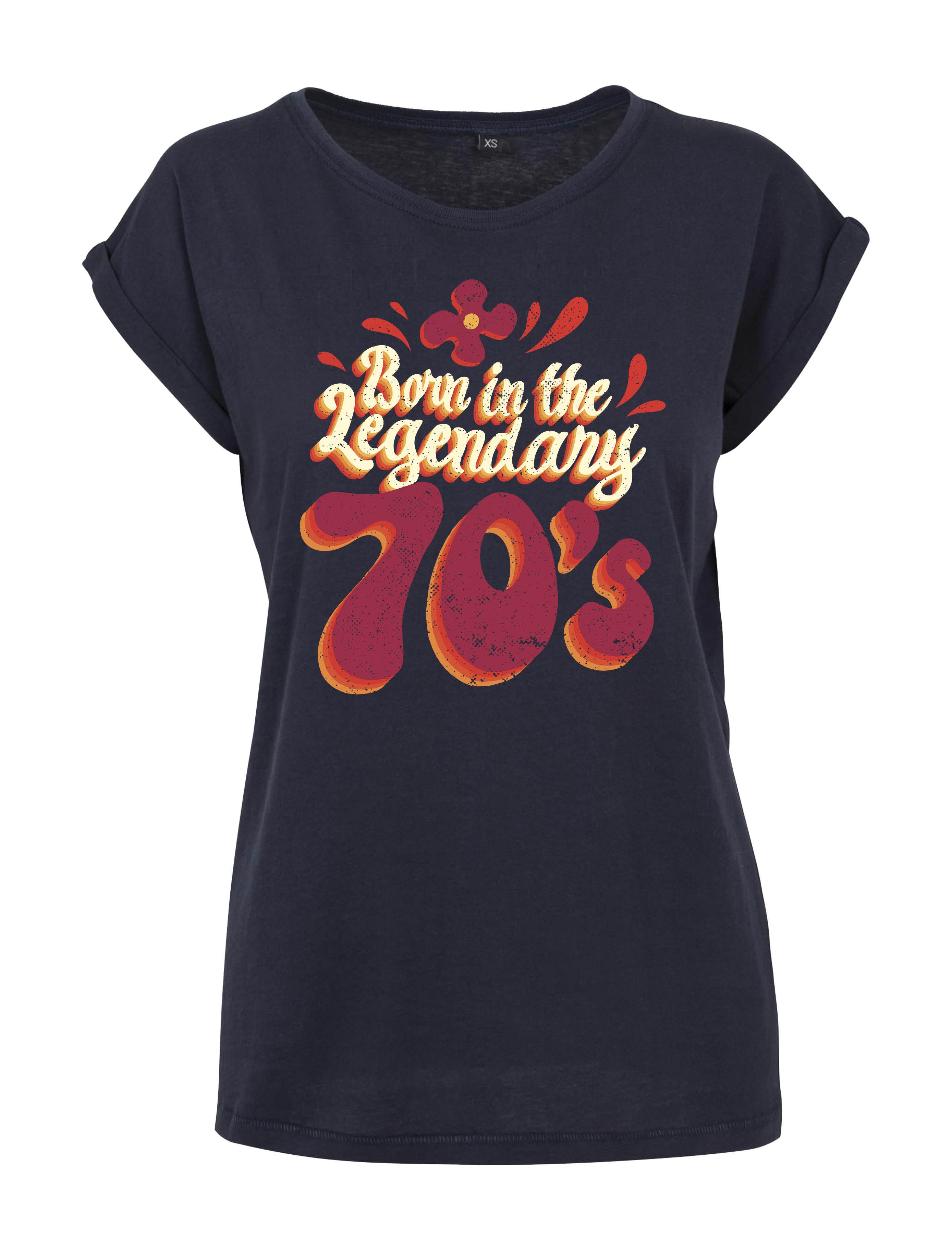 Youth Designz Print-Shirt "Born in the Legendary 70s" Damen T-Shirt Stateme günstig online kaufen