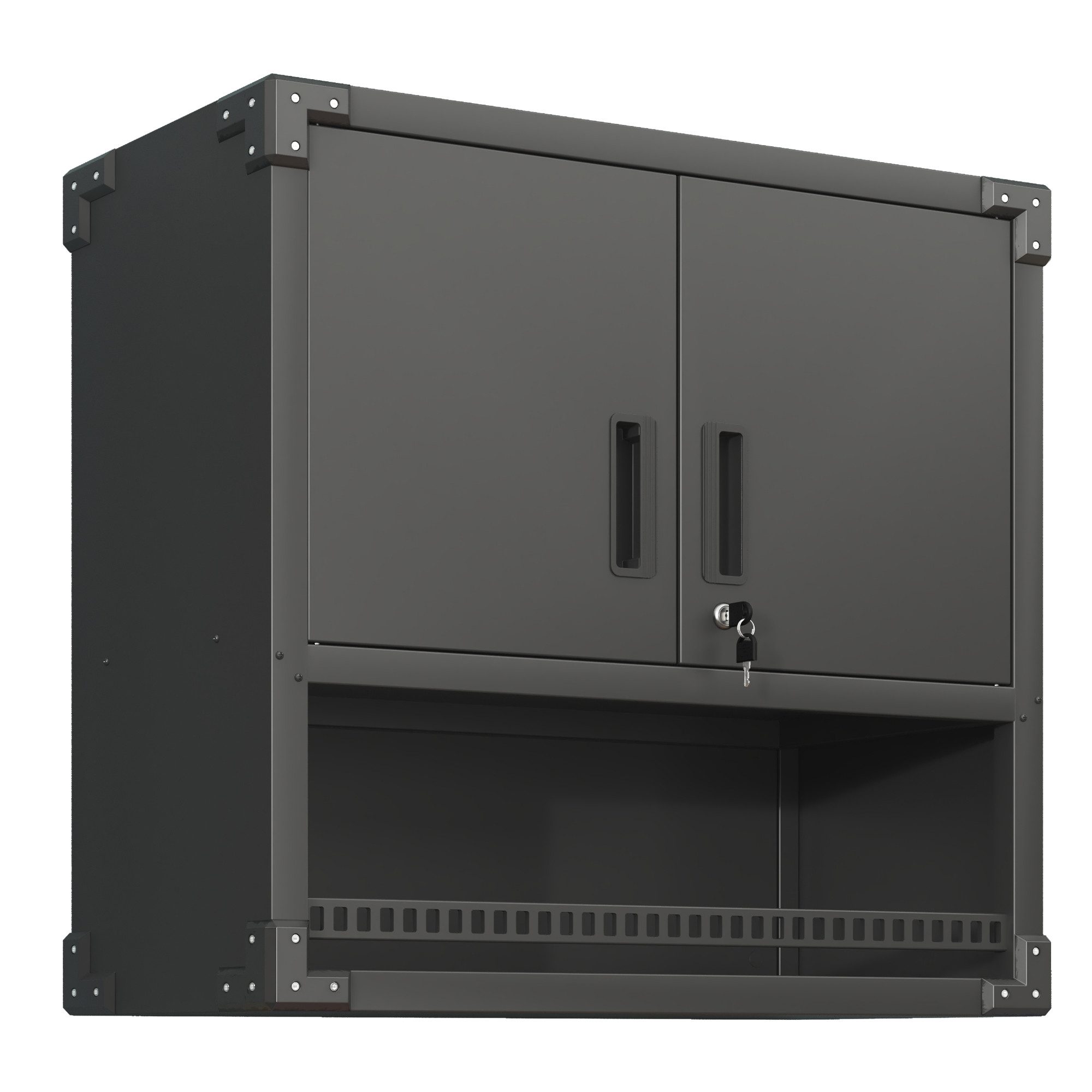 bizoemade Wandhängeschrank Hängeschrank Metall Werkzeugschrank, 77x75x30cm, günstig online kaufen