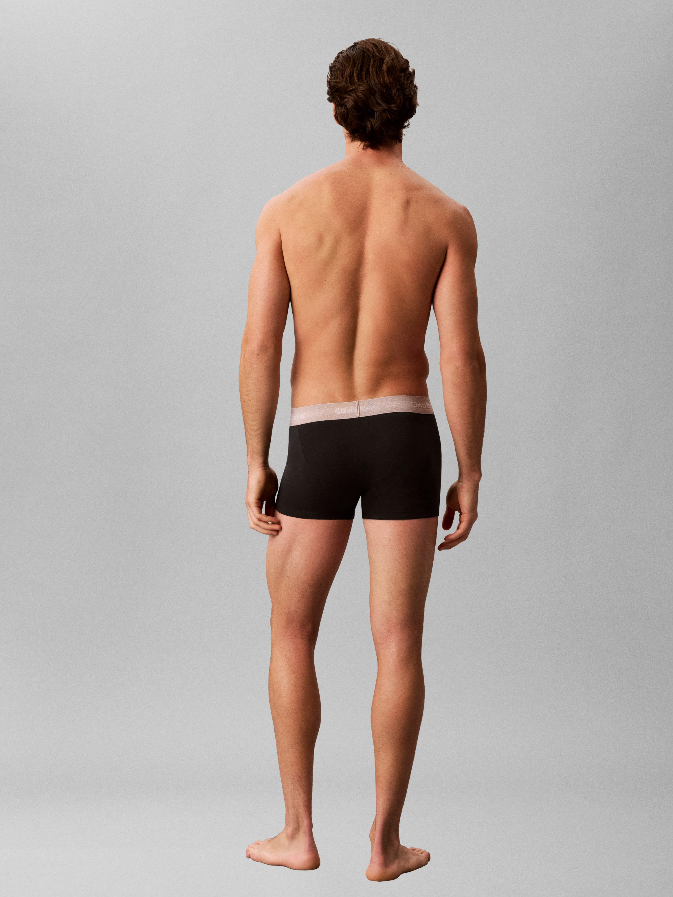 Calvin Klein Underwear Trunk LOW RISE TRUNK 5PK (Packung, 5er-Pack) mit Logo-Elastikbund (5 Stück)