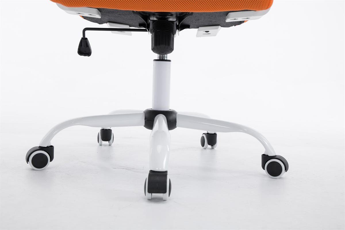 orange CLP drehbar Schreibtischstuhl höhenverstellbar und Tracy Netzbezug,