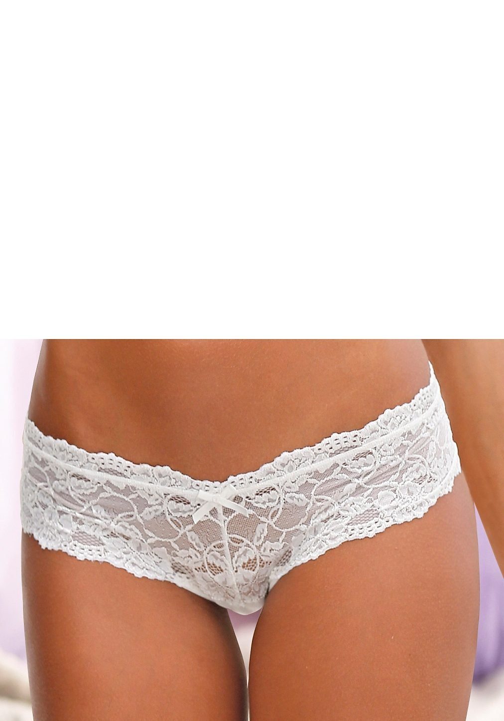 Vivance by Lascana Panty (Packung, 2 Stück) aus elastischer Spitze, sexy Dessous – Bild 5 von 5