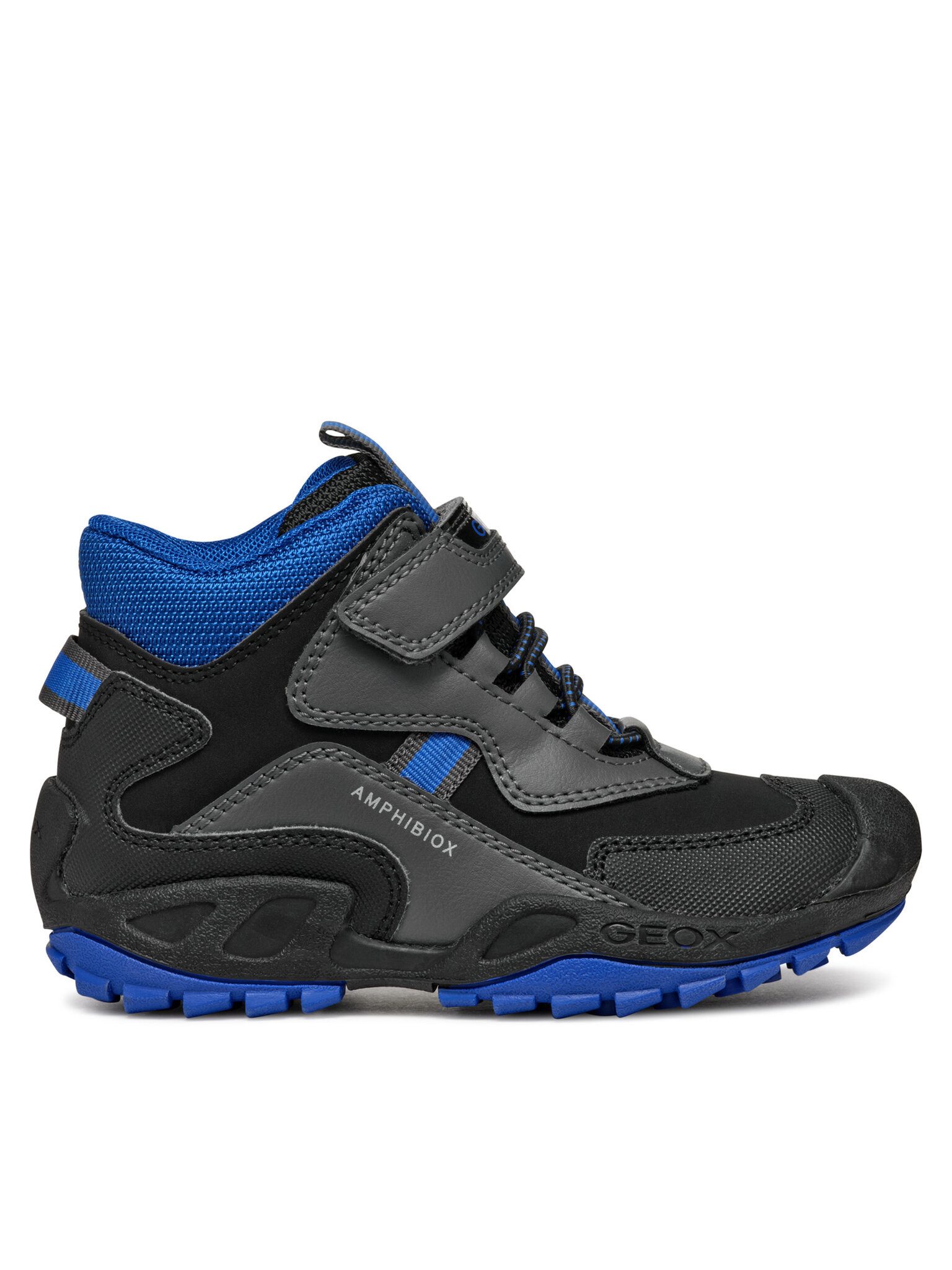 Geox Schnürschuhe Jr New Savage B Abx J261WB 050BU C0071 D Grau Schnürschuh