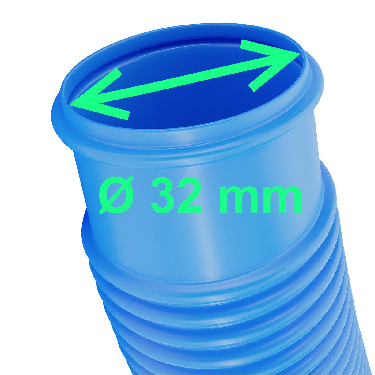 yourGEAR Poolschlauch yourGEAR Poolschlauch PH Ø 32mmx10m Schwimmbadschlauch teilbar – Bild 4 von 4