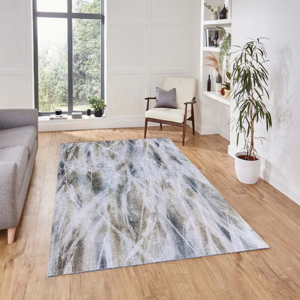 6 Carpetilla, Teppich Rectekig, Designteppich waschbar. Höhe: Esszimmer, Wohnzimmer, Carpetilla mm, Kuche, Kurzflor Designer Baumwolle, Rechteck,