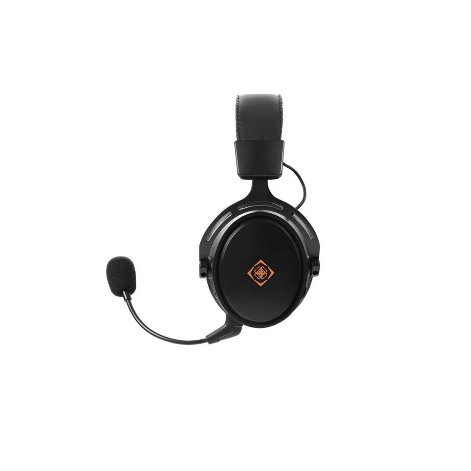 DELTACO DH410 Kabelloses Gaming Jahre Herstellergarantie) (inkl. Headset (verstellbar, 3,5-mm-Kabel) Headset schwarz 5 Kopfhörer