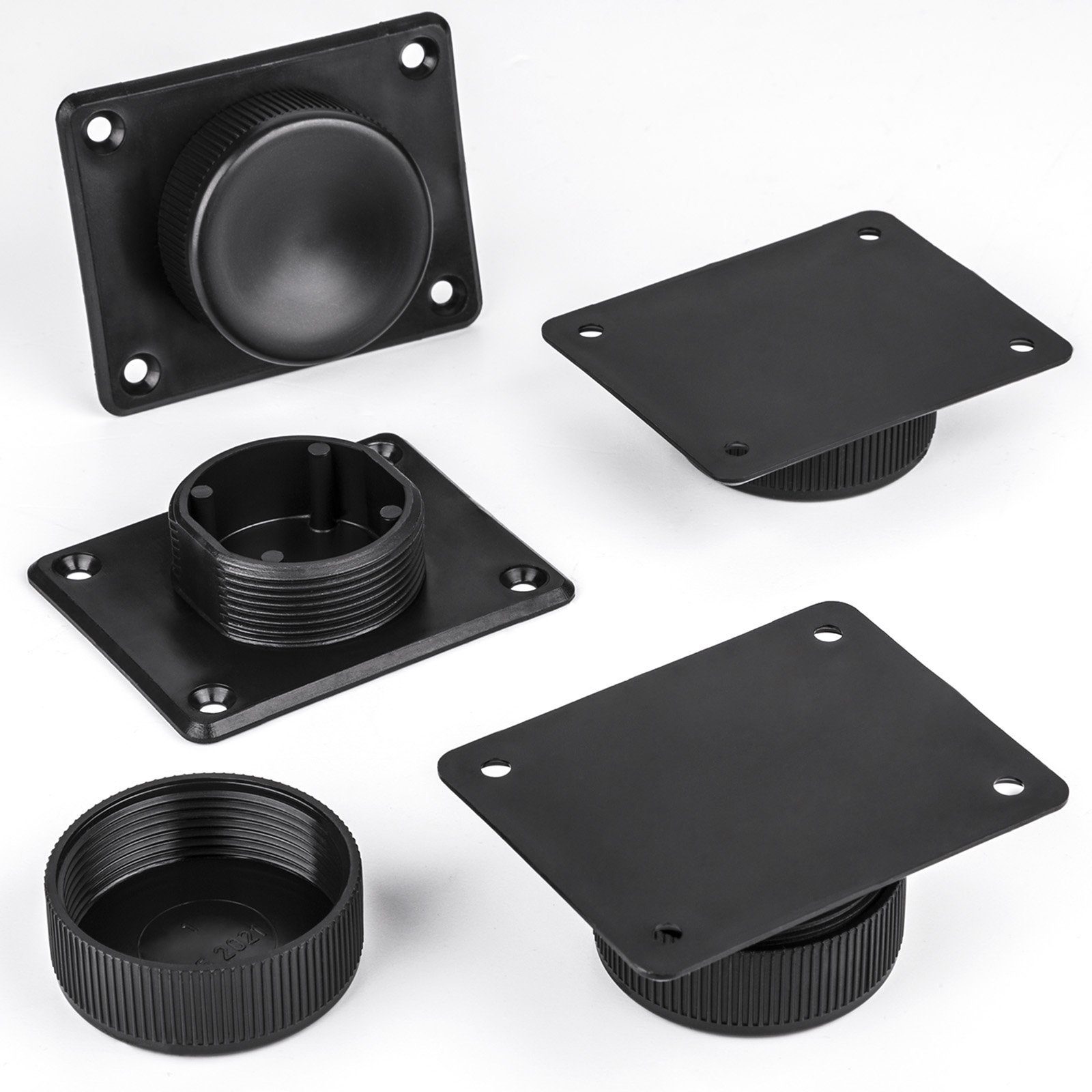 Möbelfuß 4er Set GOLF II Ø 50 mm Gleitfuss Bodengleiter