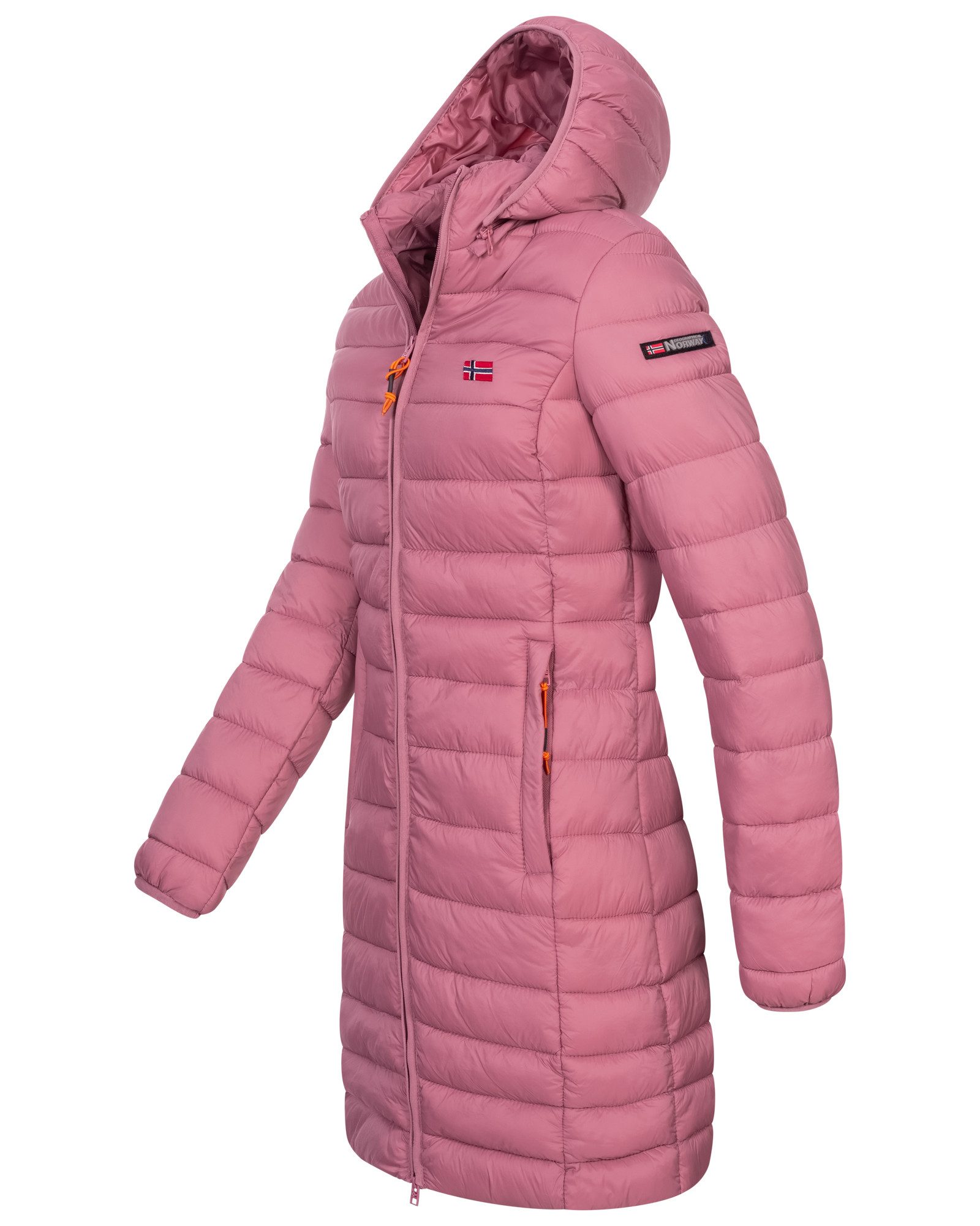 Geographical Norway Steppmantel Winter Jacke Steppjacke Parka Lange Kapuzen günstig online kaufen