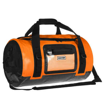 anndora Sporttasche Tarpaulin Packsack Reisetasche wasserdicht (30 Liter, Orange)