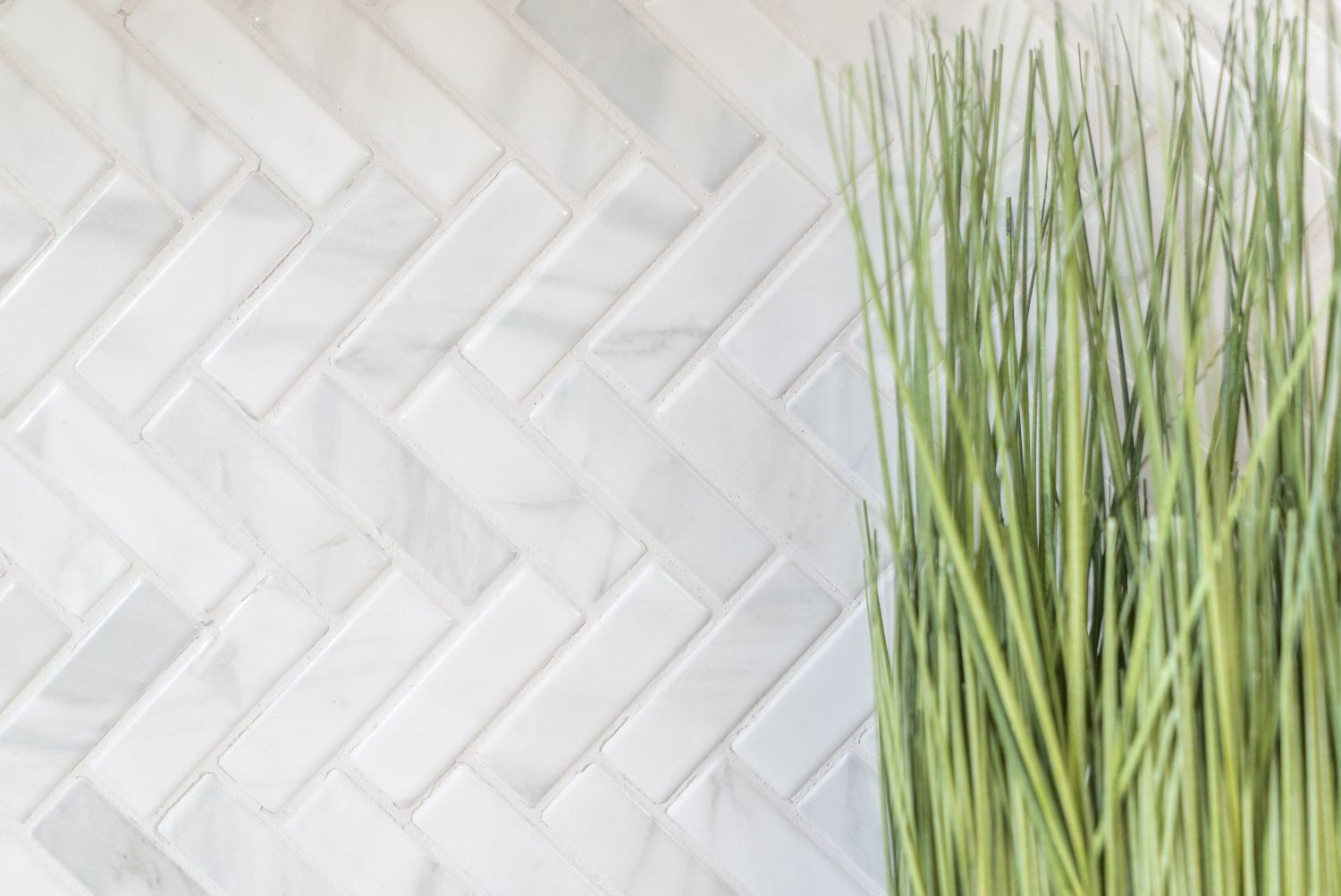 Mosani Mosaikfliesen Fischgrät Mosaikfliese Keramik Steinoptik weiß Fliesen günstig online kaufen