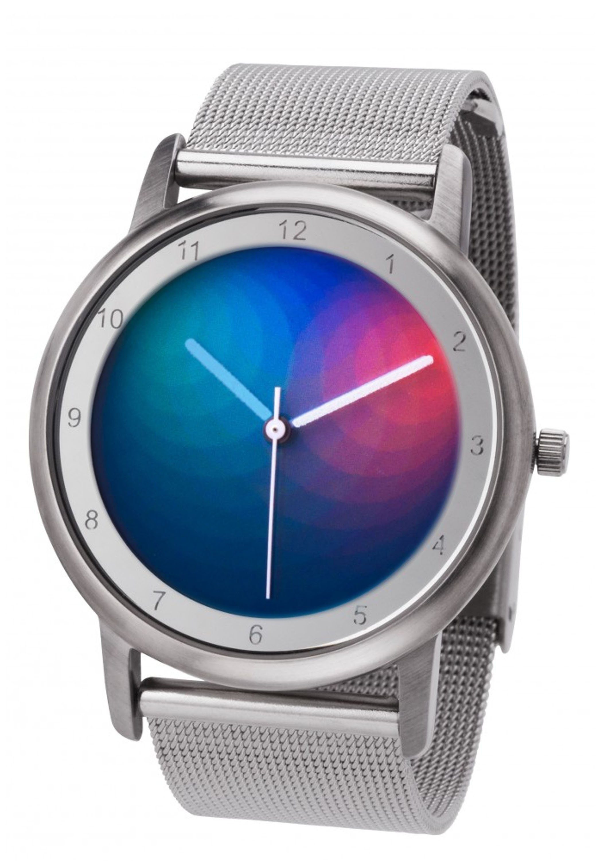 Sphere silber Rainbow Quarzuhr Watch Edelstahl