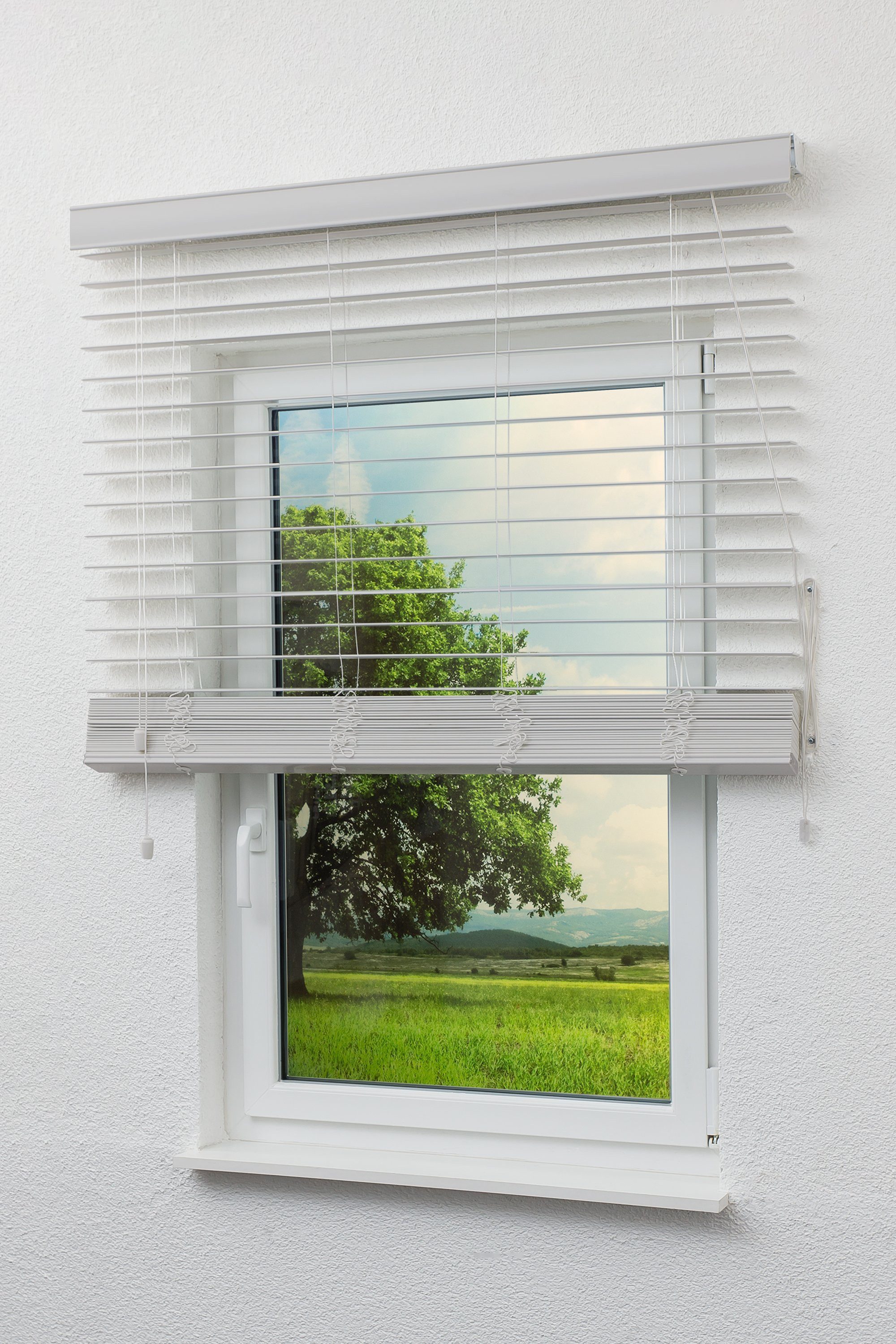 LYSEL® Jalousie Holzoptik 50mm, HxB 130x60cm – Bild 4 von 5
