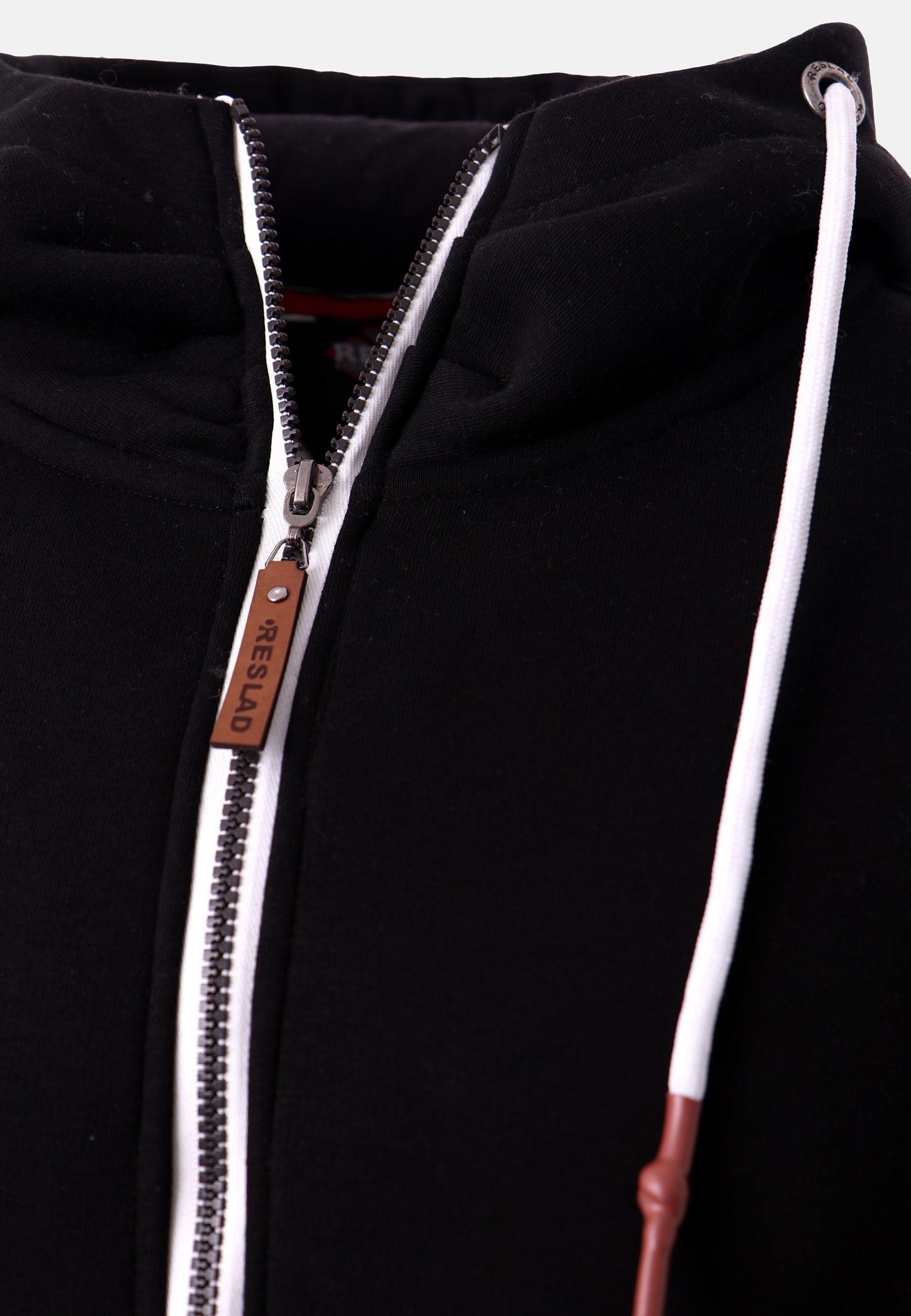 Reslad Sweatjacke Reslad Sweatjacke Zipper RS-1006 (1-tlg) Winter-Pullover Kapuzenpullover Sweater Hoodie Pulli Sweatshirt
