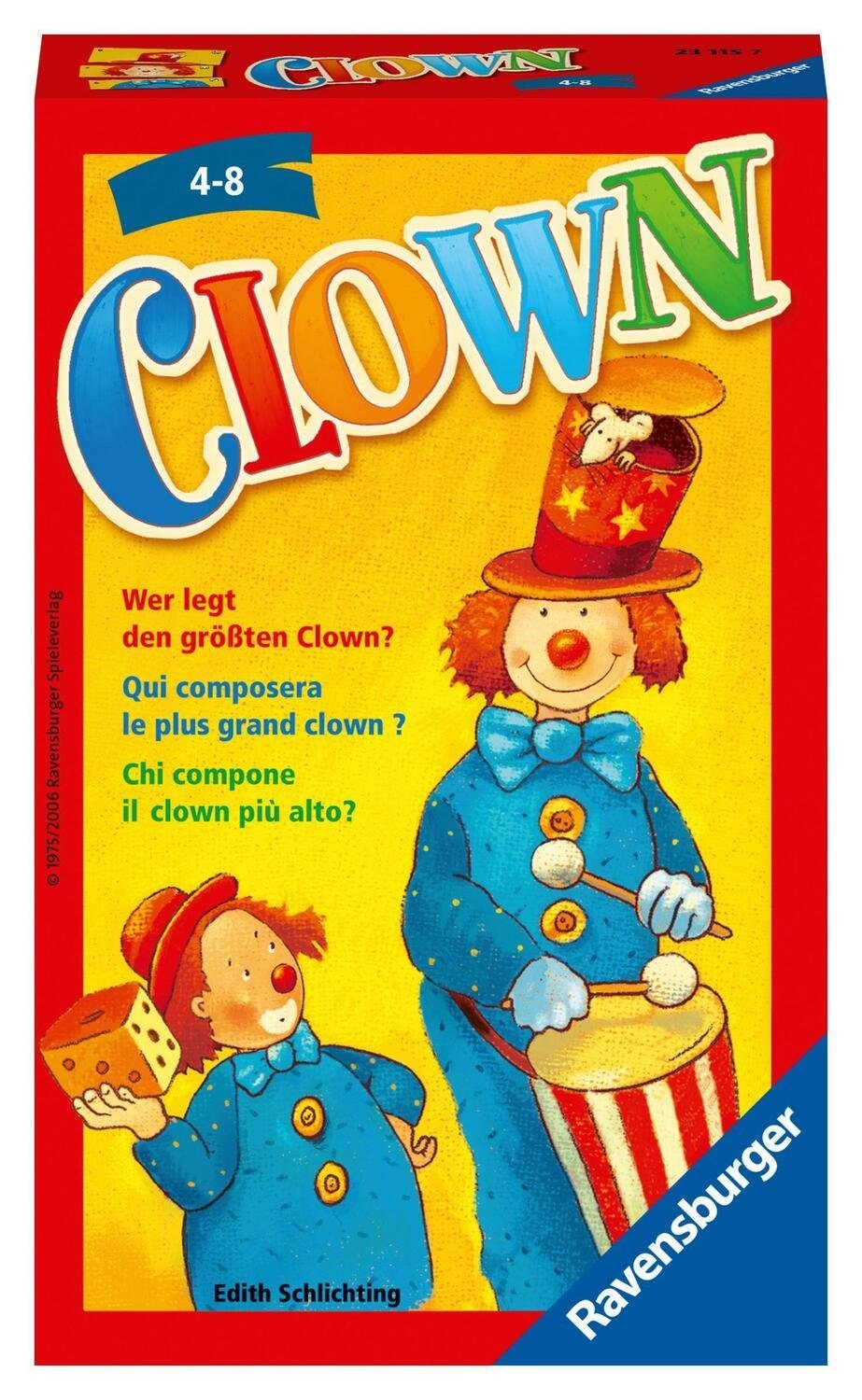 Clown Ravensburger Spiel,