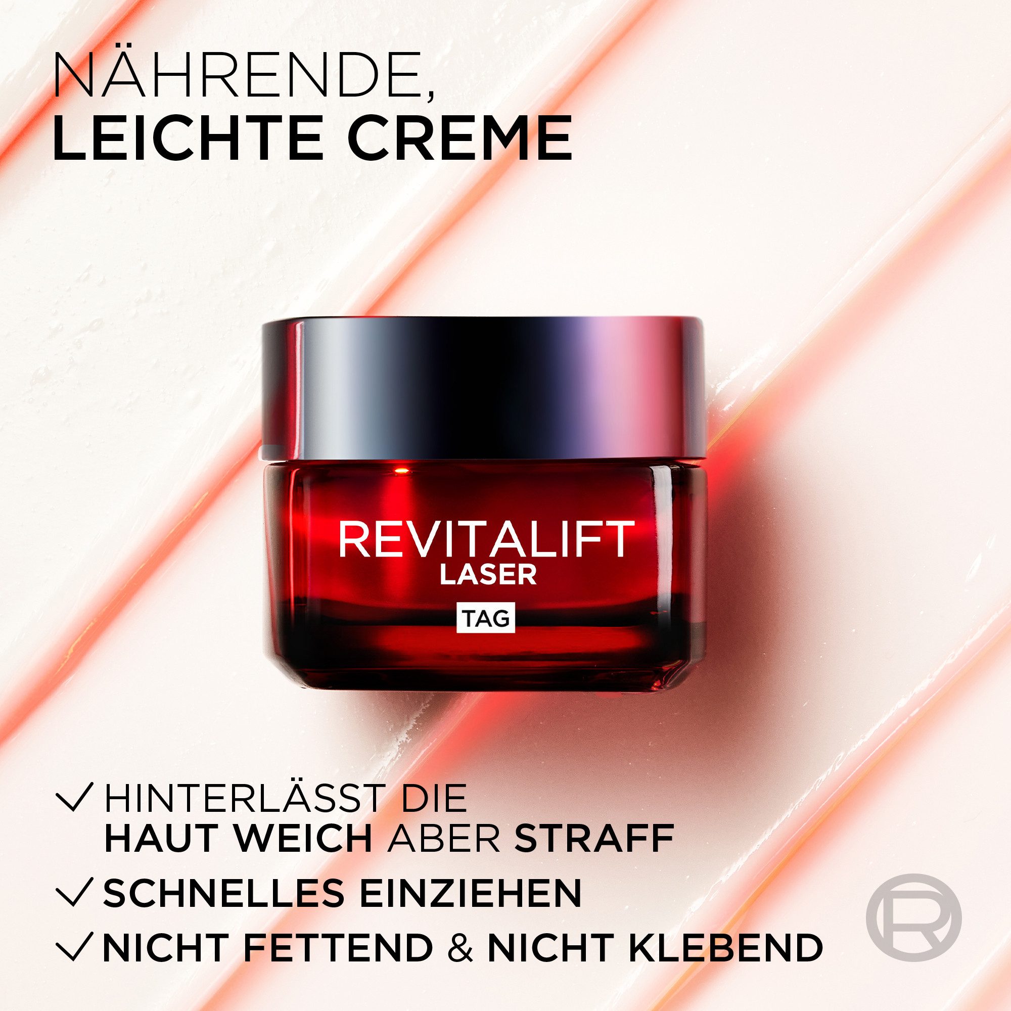 L'ORÉAL PARIS Tagescreme REVITALIFT LASER TAGESCREME, mildert Falten, strafft und verfeinert die Haut
