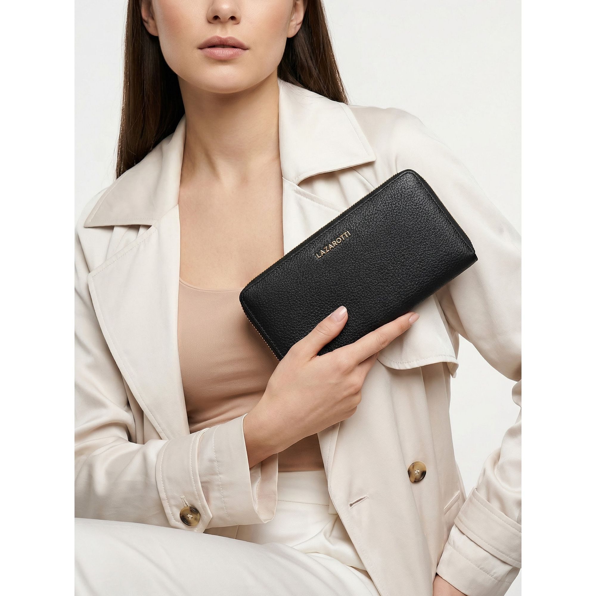 Lazarotti Geldbörse Bologna Leather, Leder