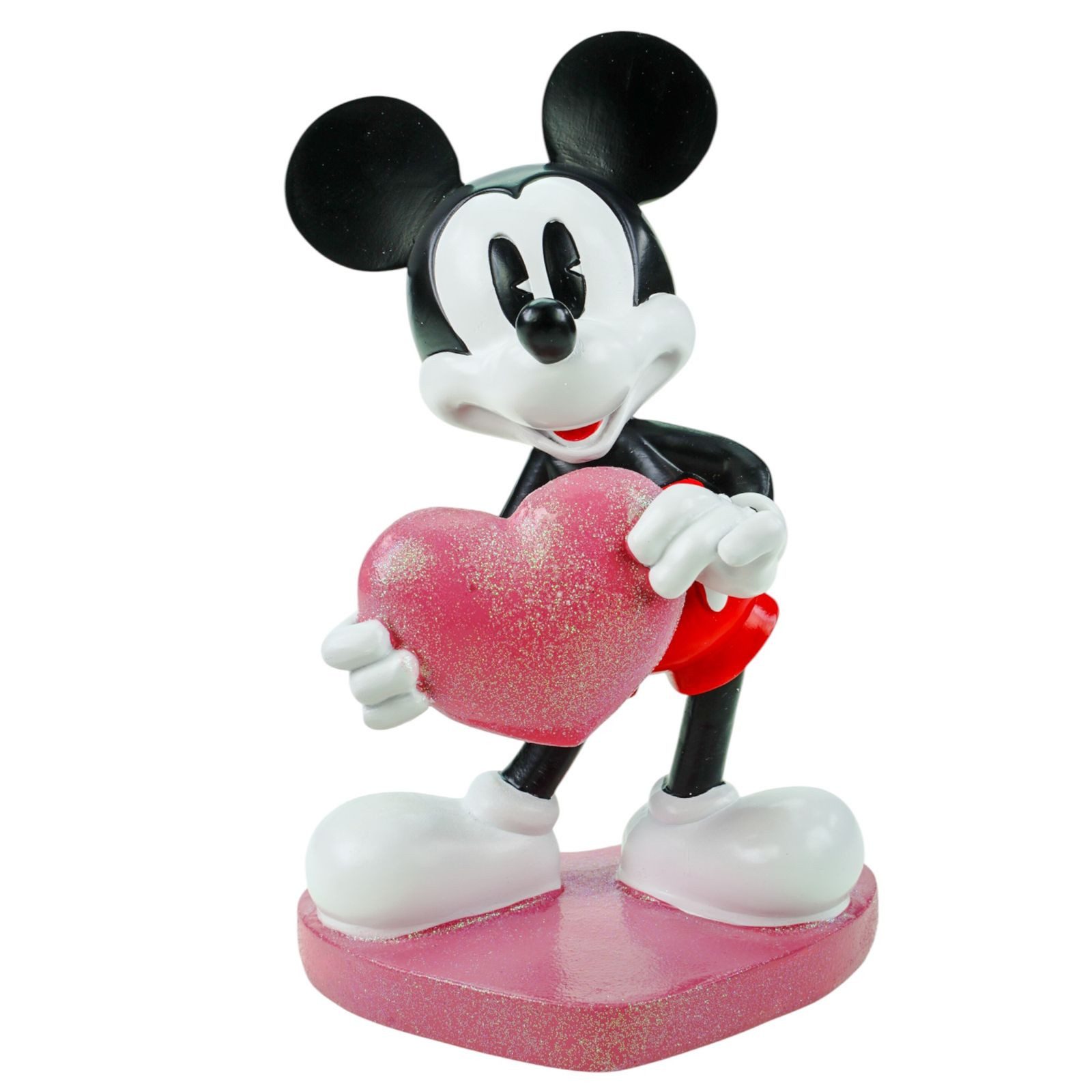 Disney Gartenfigur Disney Mickey Mouse in Love Offiziell lizenzierte Dekofigur 21x13 cm
