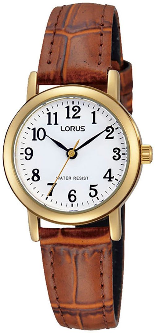 LORUS Quarzuhr RRX98GX9, Armbanduhr, Damenuhr, Lederarmband günstig online kaufen