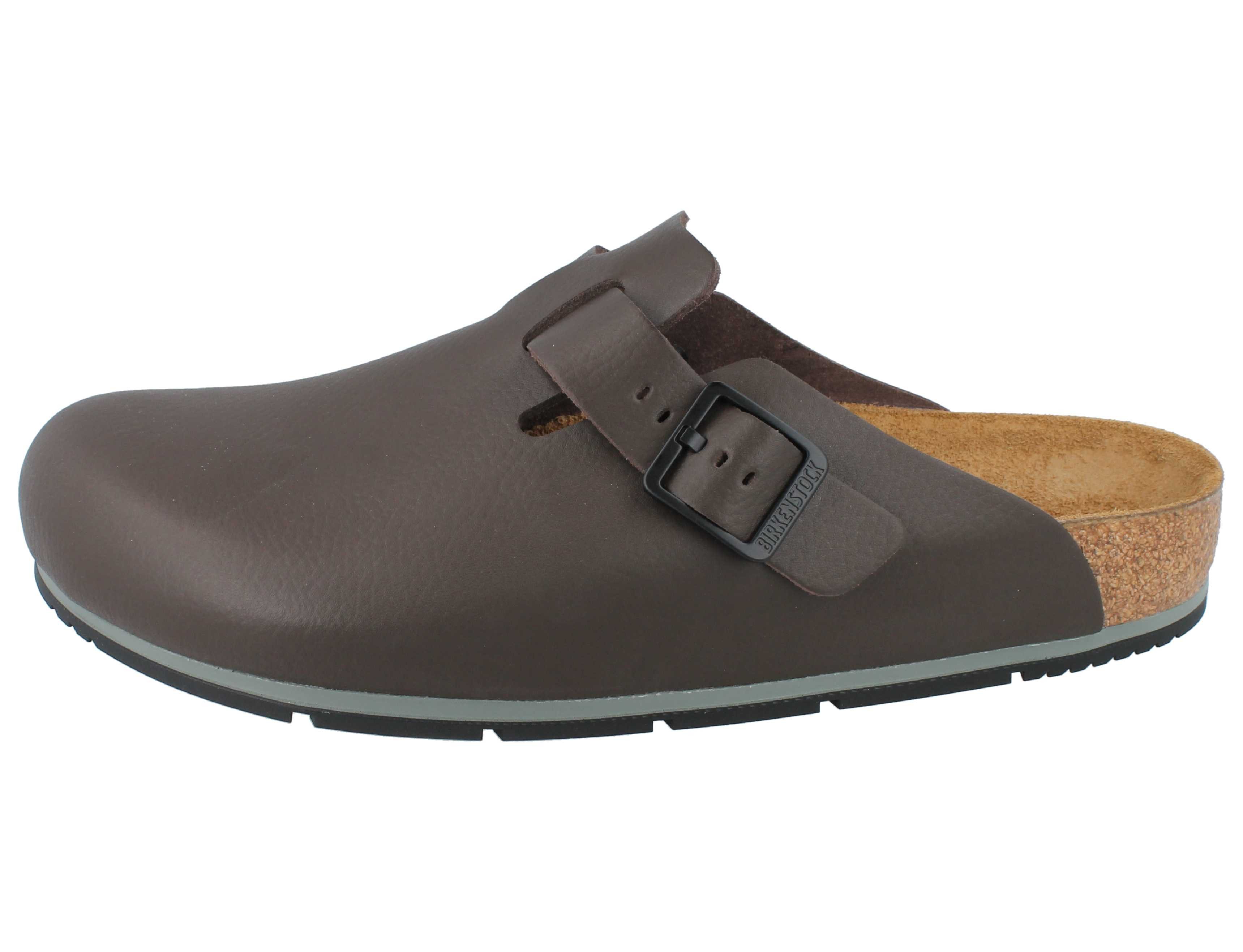 Birkenstock BIRKENSTOCK Boston Pro Herren Clogs dunkelbraun normale Weite - Clog