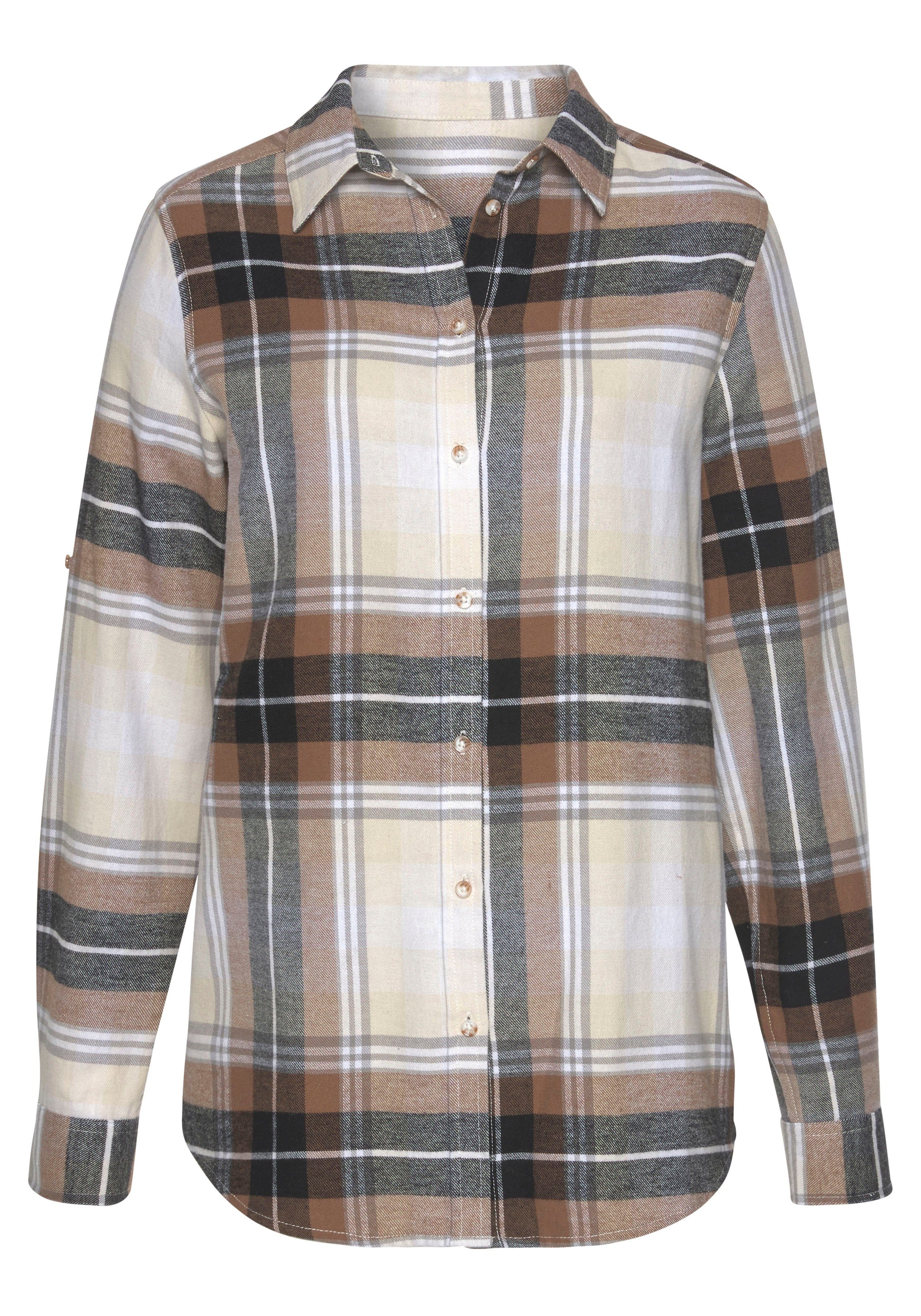 Buffalo weichem aus Flanell Karobluse