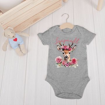 Shirtracer Shirtbody Lausmadl Reh Geweih - Lausemädchen Freches Mädchen Lausmädchen Lousy G Mode für Oktoberfest Baby Outfit