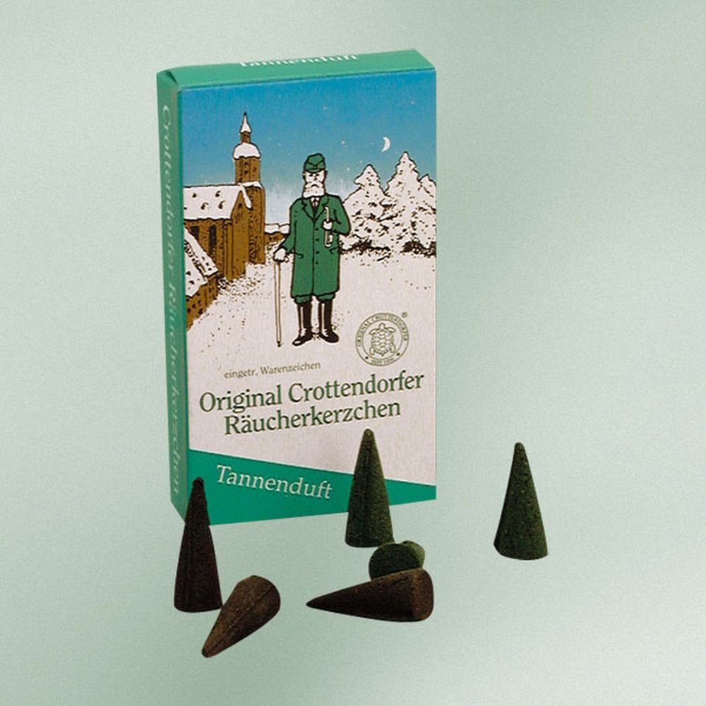 KWO Kunstgewerbe Werkstätten Räuchermännchen Zubehör Räucherkerzen Tannenduft BxTxH= 6x2x10,5cm NEU