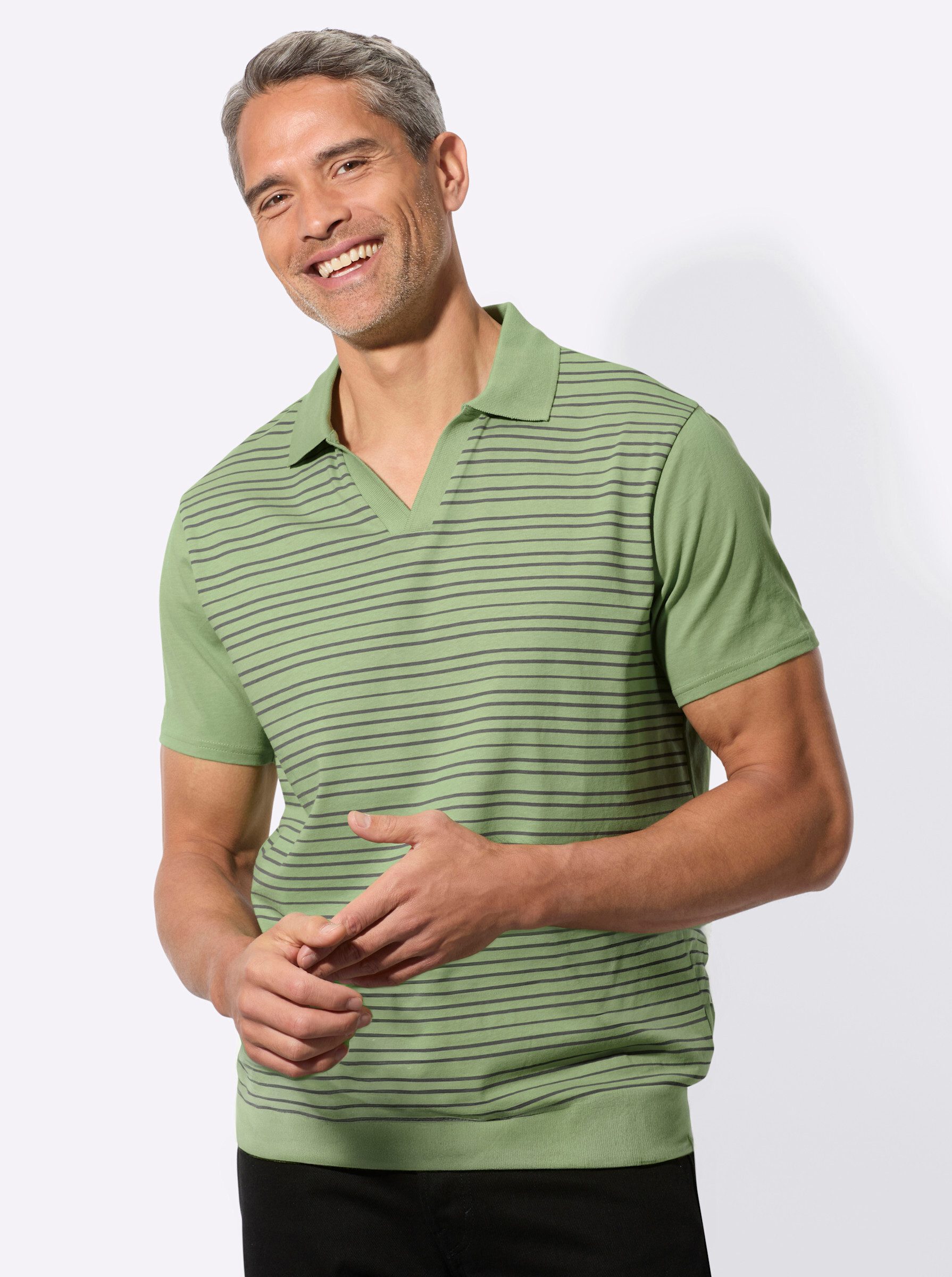T-Shirt Kurzarm-Poloshirt Kurzarm