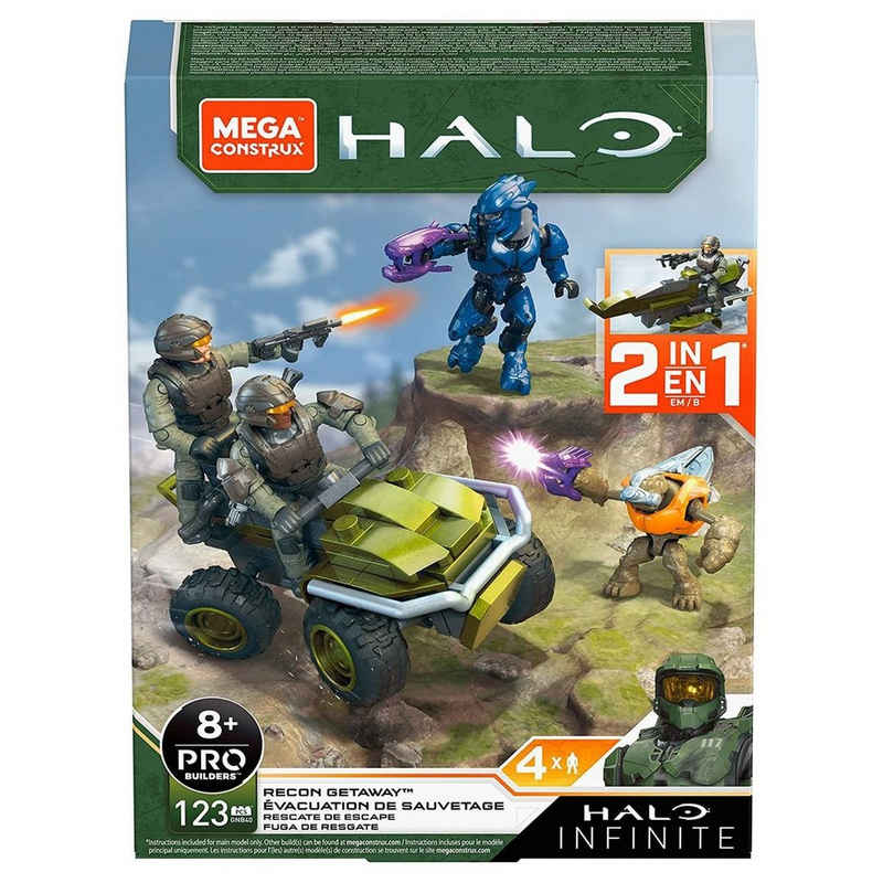 MEGA Spielbausteine Mattel Mega Construx Halo Infinite 2-in-1 Set, (Fahrzeug)