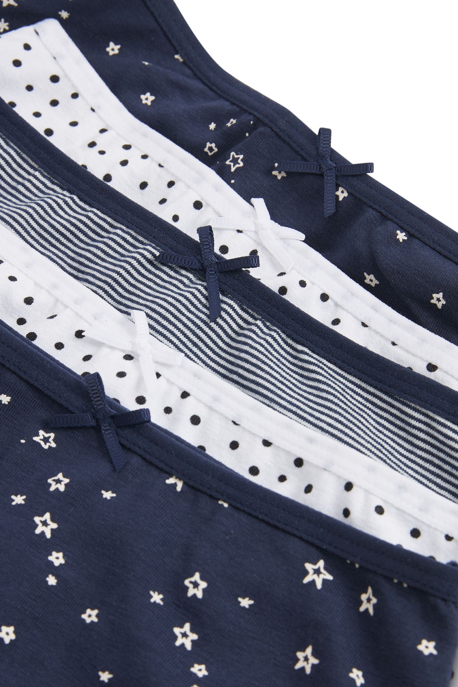 Blue/White 5er-Pack im Navy (5-St) And Star Next Slip Spot Unterhosen