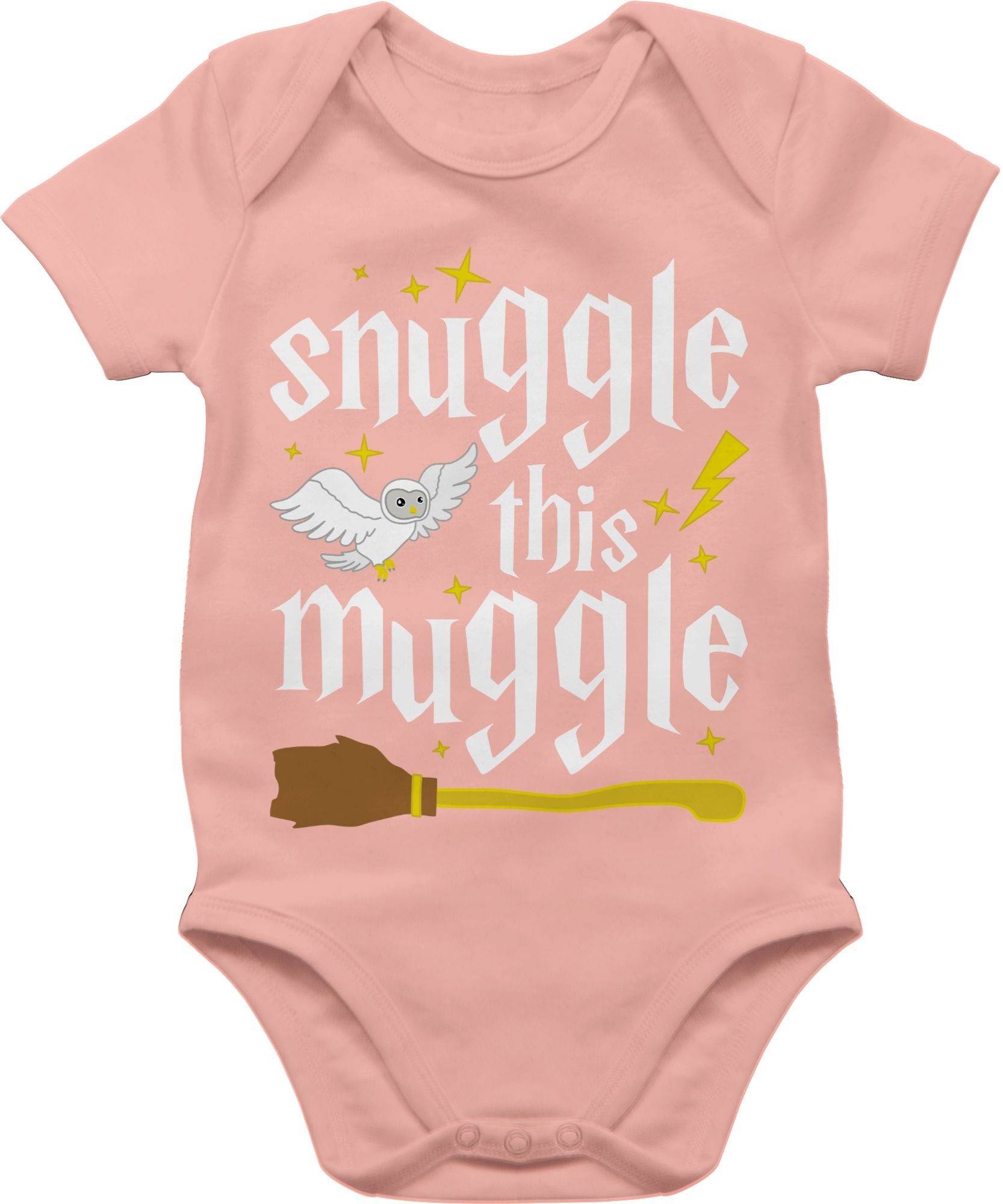 Shirtracer Shirtbody Snuggle This Muggle Harry Strampler Baby Mädchen & Junge