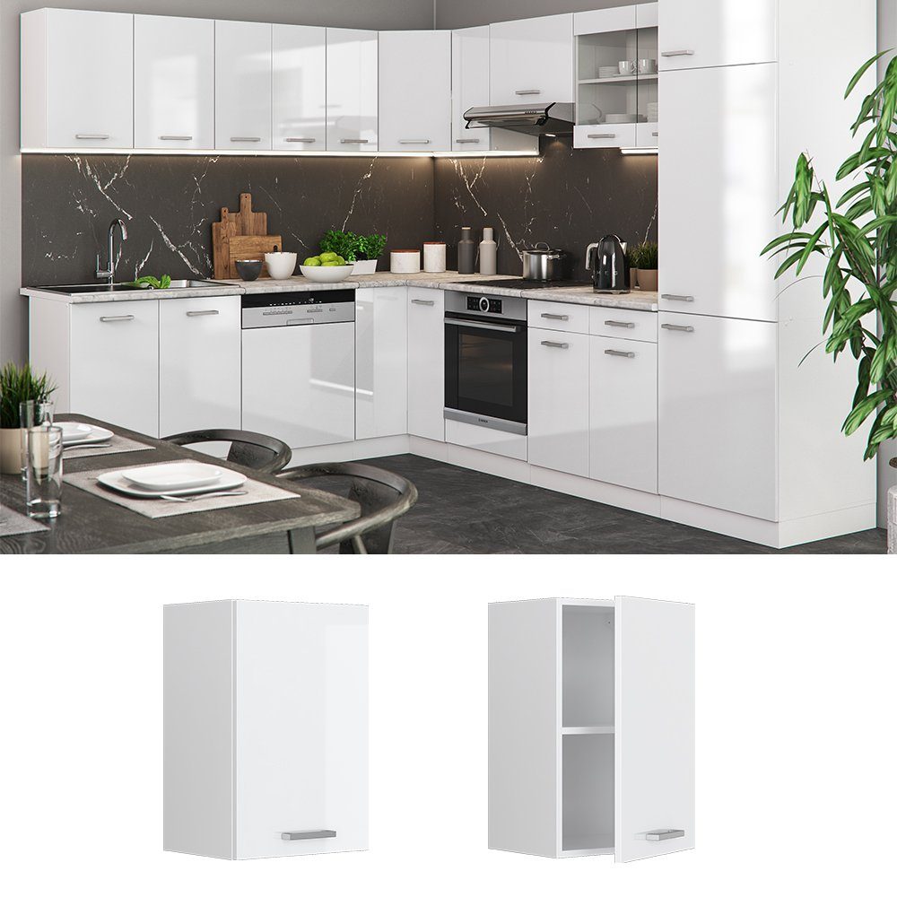 Vicco Hängeschrank R-Line, Weiß Hochglanz/Weiß, 40 günstig online kaufen