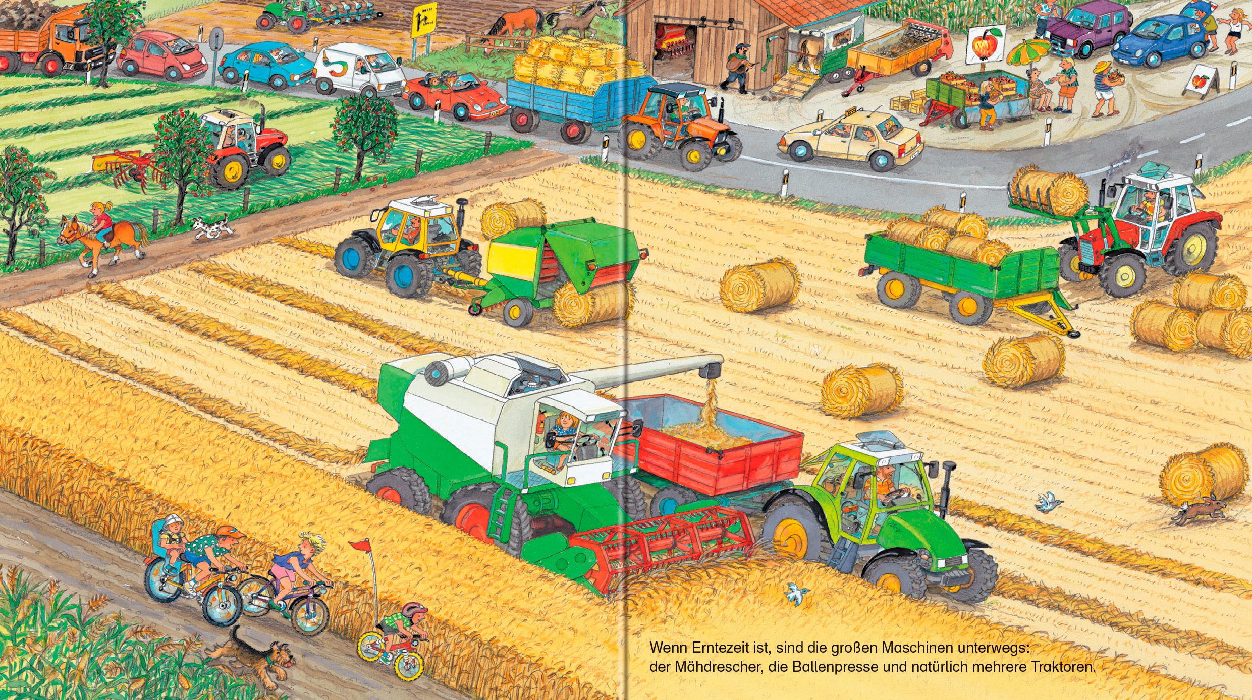 Ravensburger Kinderbuch Pappbilderbuch, Bagger, Traktor, Müllabfuhr!