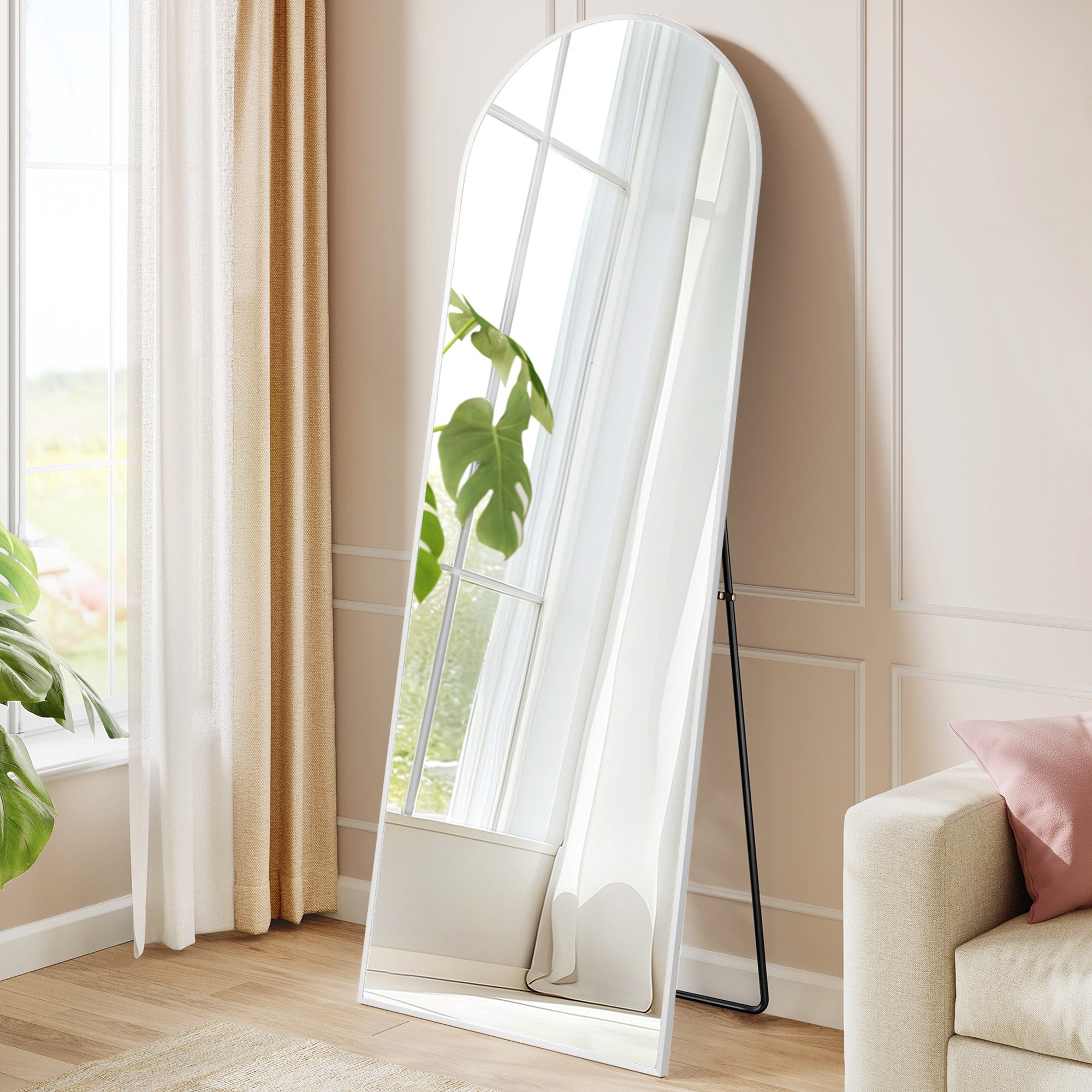 SONGMICS Standspiegel Wandspiegel, Ganzkörperspiegel, stehend oder günstig online kaufen