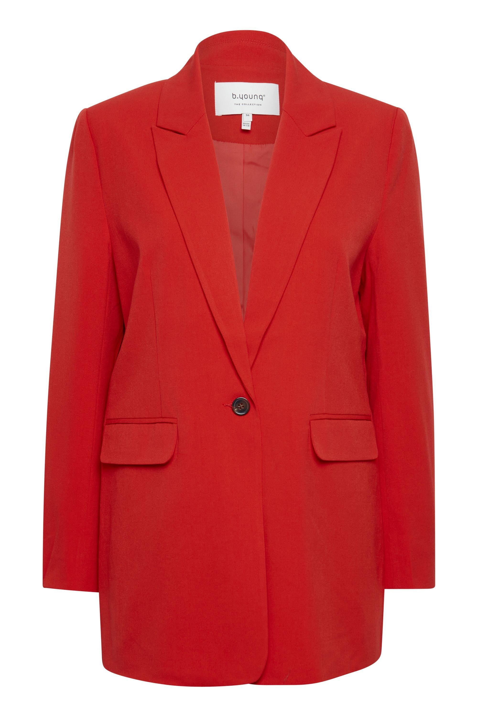 Y (181663) - b.young Chinese 20813078 Jackenblazer BYDANTA Red BLAZER