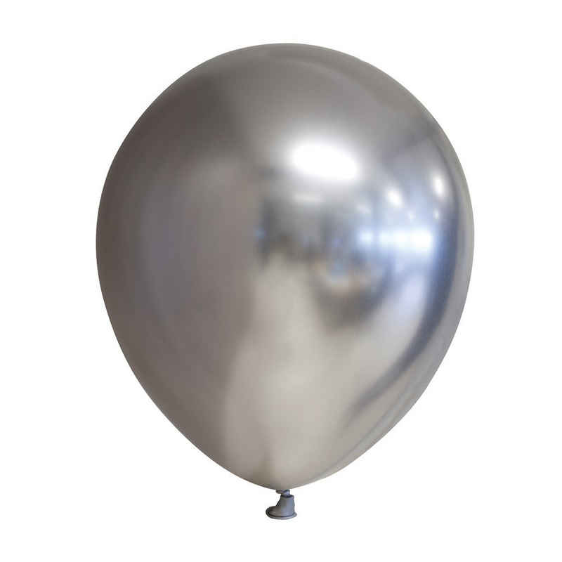 Luftballonwelt Luftballon Ballons Metallic Chrome Glossy Mirror 30 cm 50 Stück