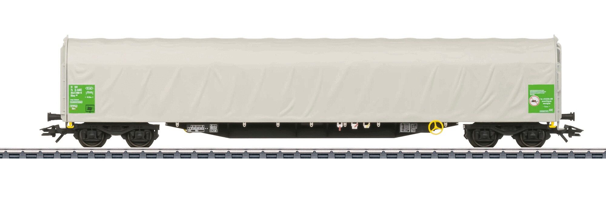 Märklin Modelleisenbahn-Set Märklin H0 47163 Schiebeplanenwagen, AAE, Ep.VI I+S AC