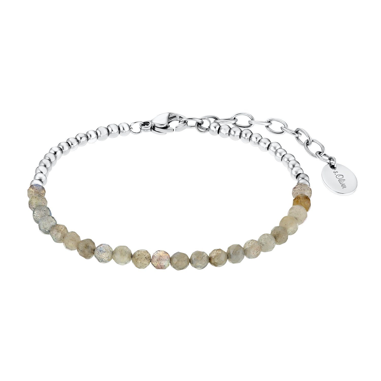 Edelstahl, für (Armband, Damen, Edelstahlarmband Labradorite 1-tlg) s.Oliver