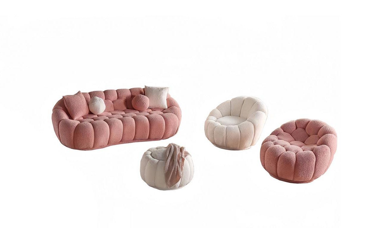 Xlmoebel Polstergarnitur Sitzgarnitur Wohnlandschaft Sofa-Set für Ihr Wohnzimmer, (4-tlg), Made in Europa
