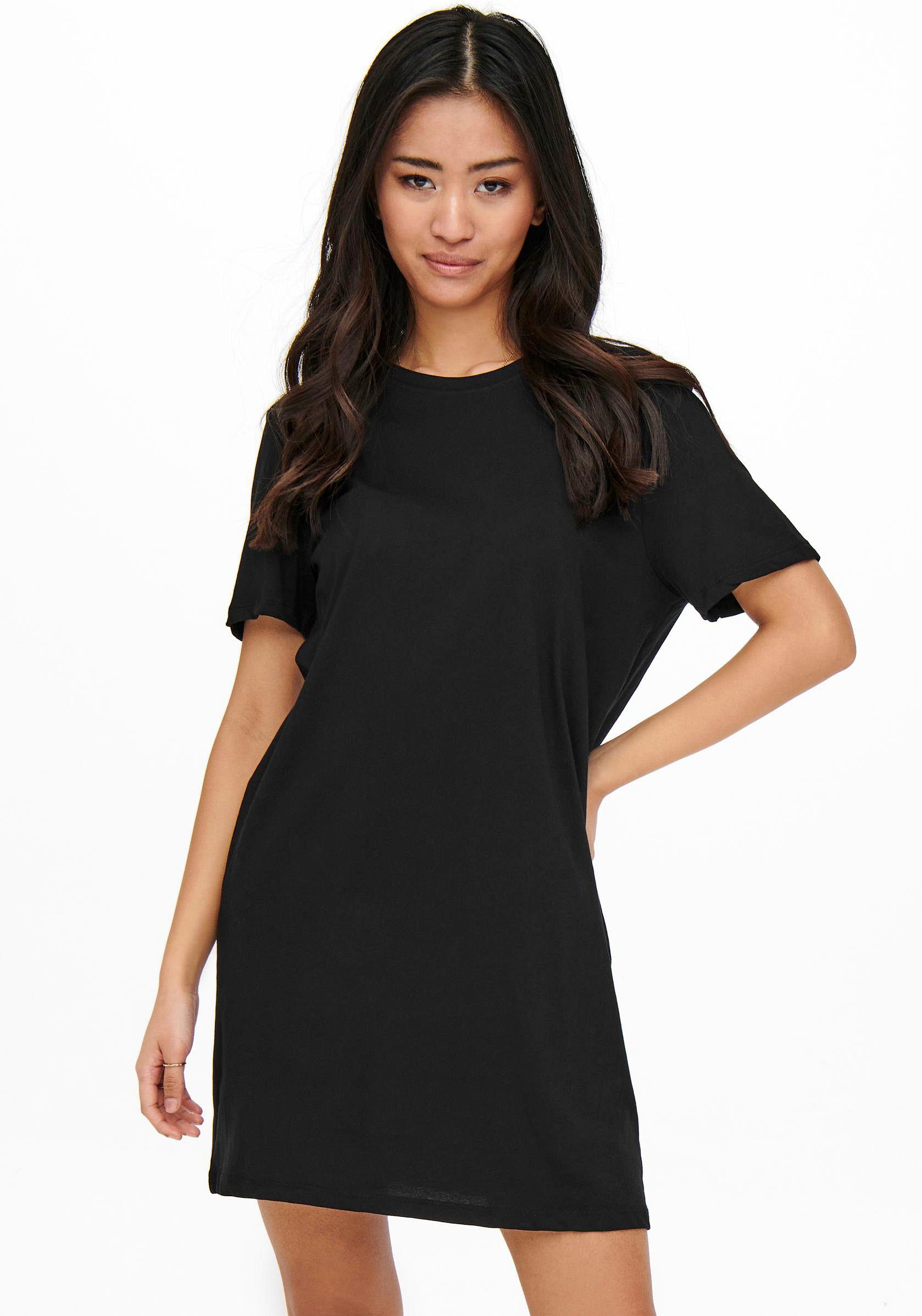 Super günstig AUS ONLY Shirtkleid ONLMAY DRESS Black 15233271 JRS S/S JUNE