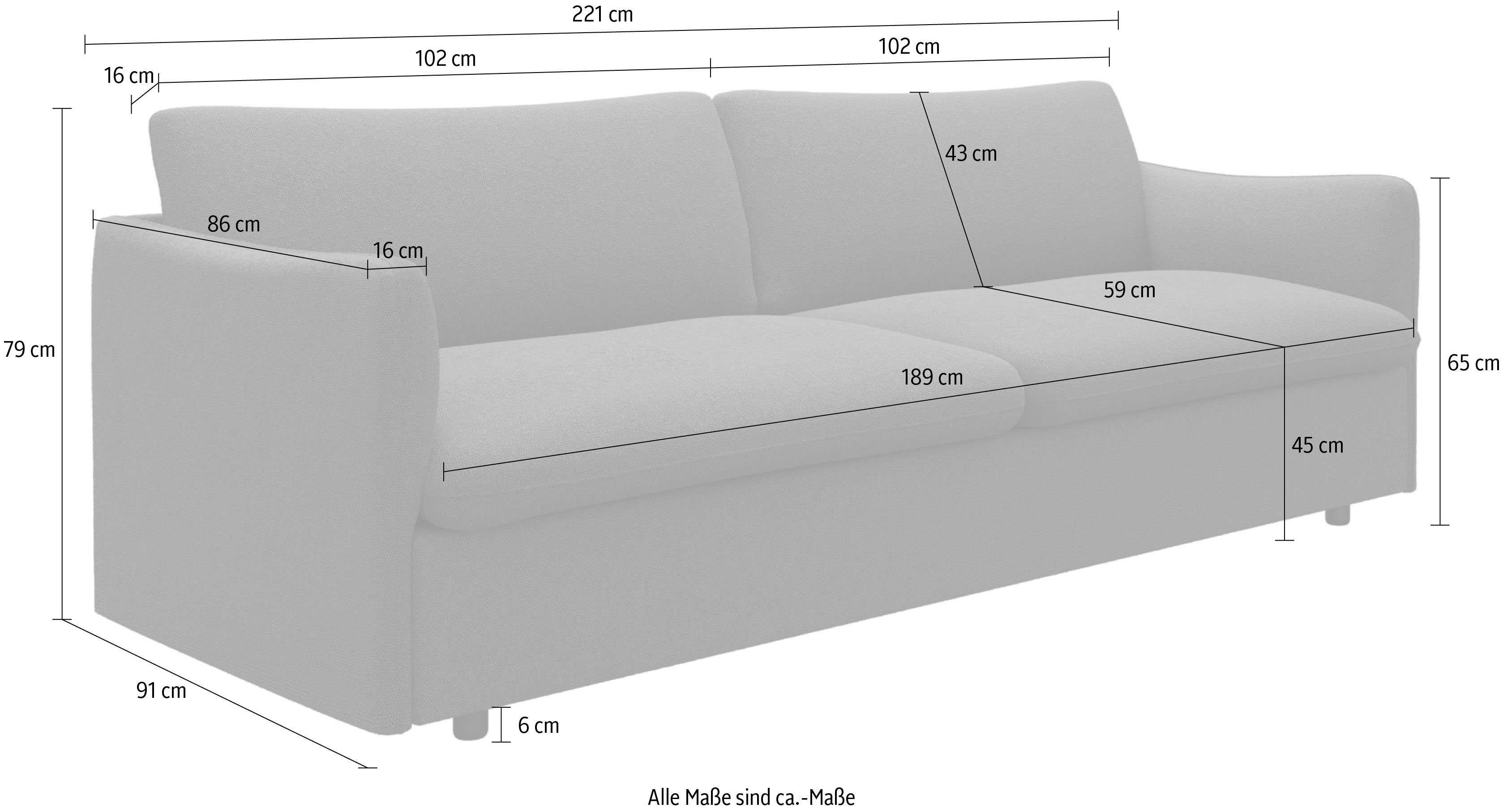 unterschiedliche Form, verfügbar attraktiver Imatra, Sofakombinationen in andas 3-Sitzer