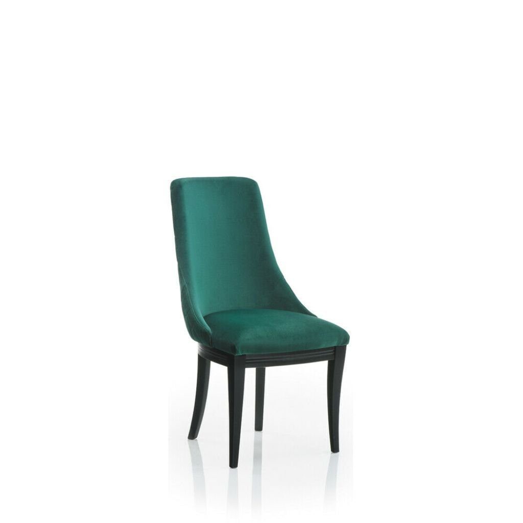 JVmoebel Esszimmerstuhl Grüne Sessel 2x Luxus Klassischer Esszimmer Stuhl Stühle Sitz Modern