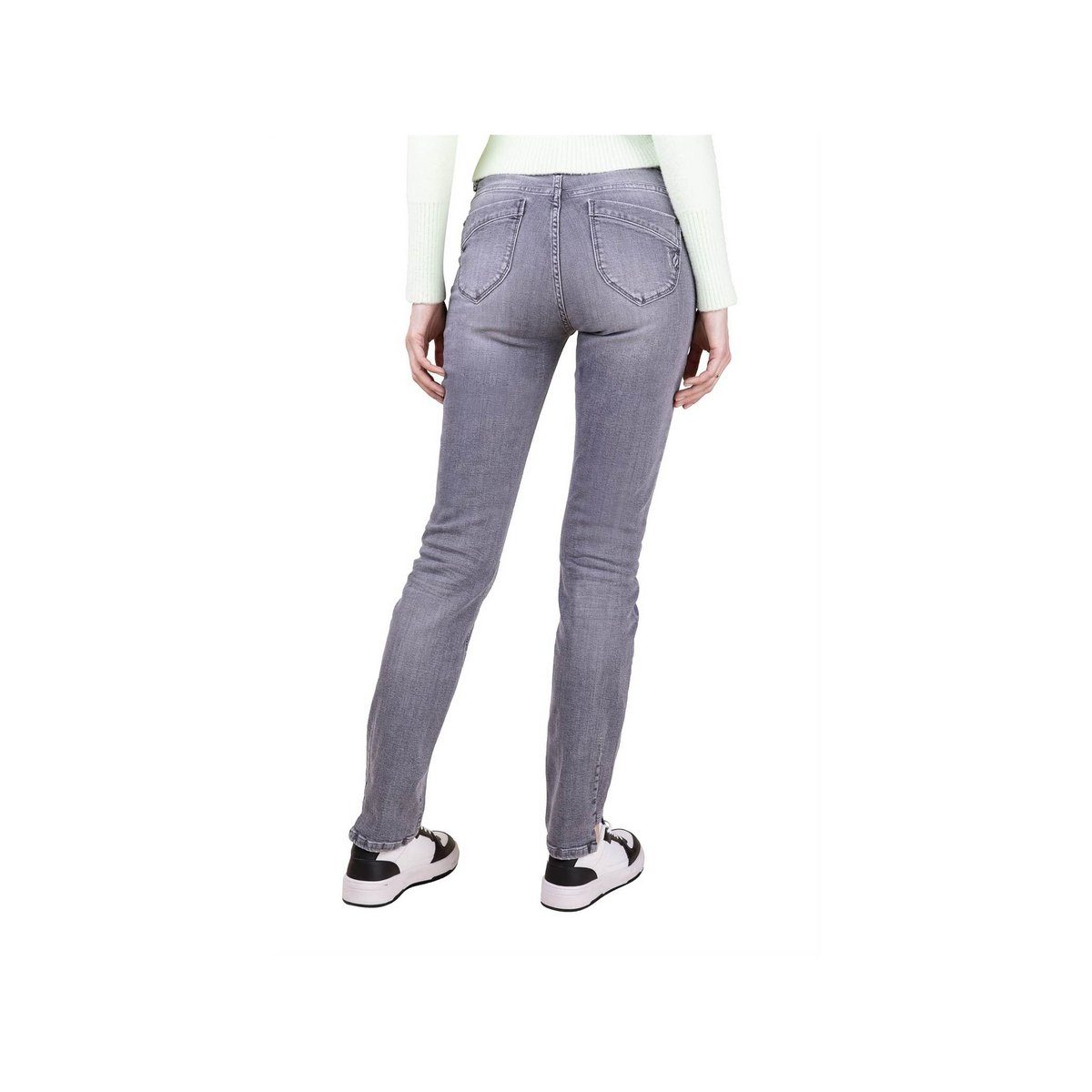 BLUE 5-Pocket-Jeans (1-tlg) grau FIRE