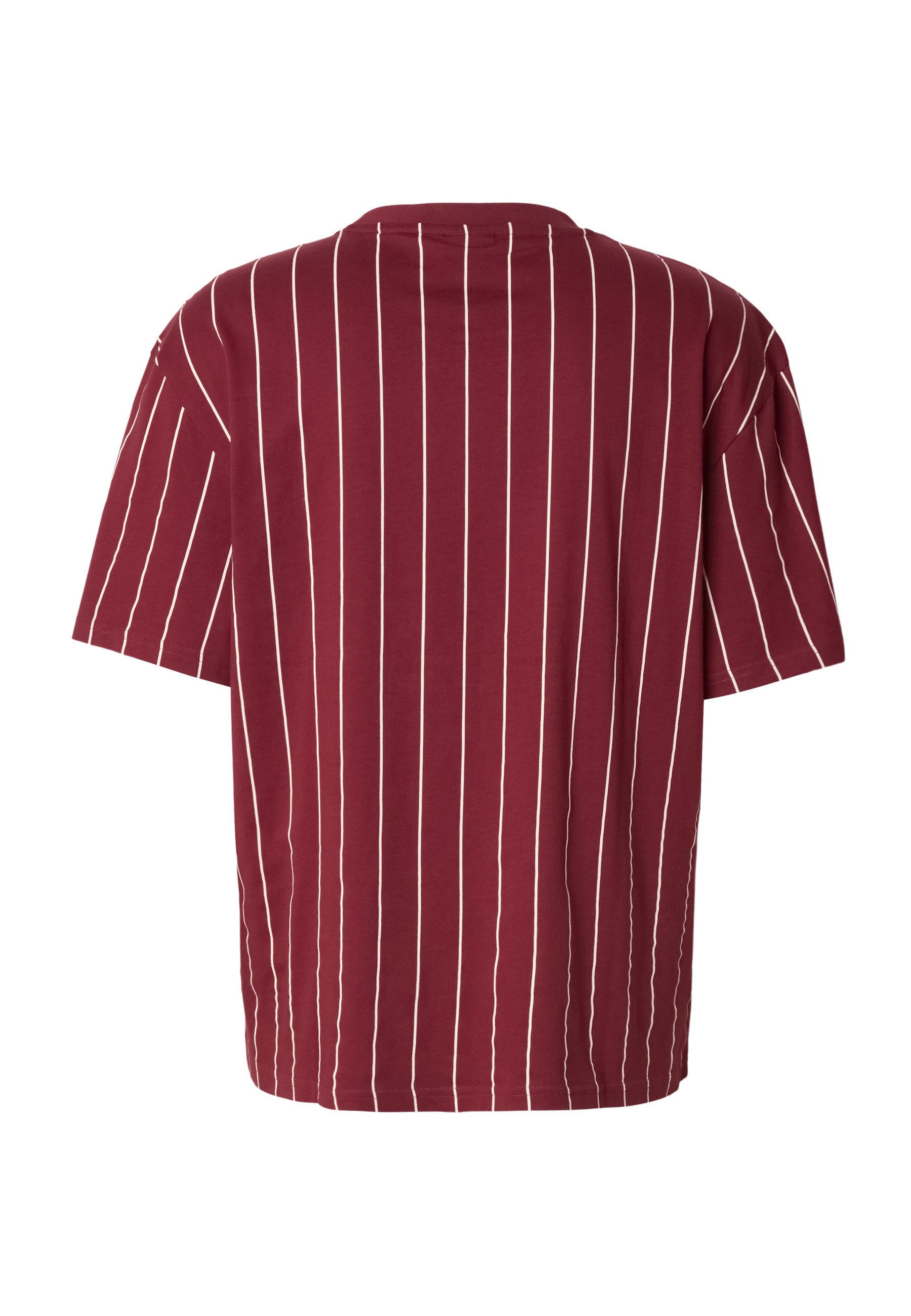 Karl Kani T-Shirt Karl Kani Cursive Varsity Pinstripe T-Shirt (1-tlg)